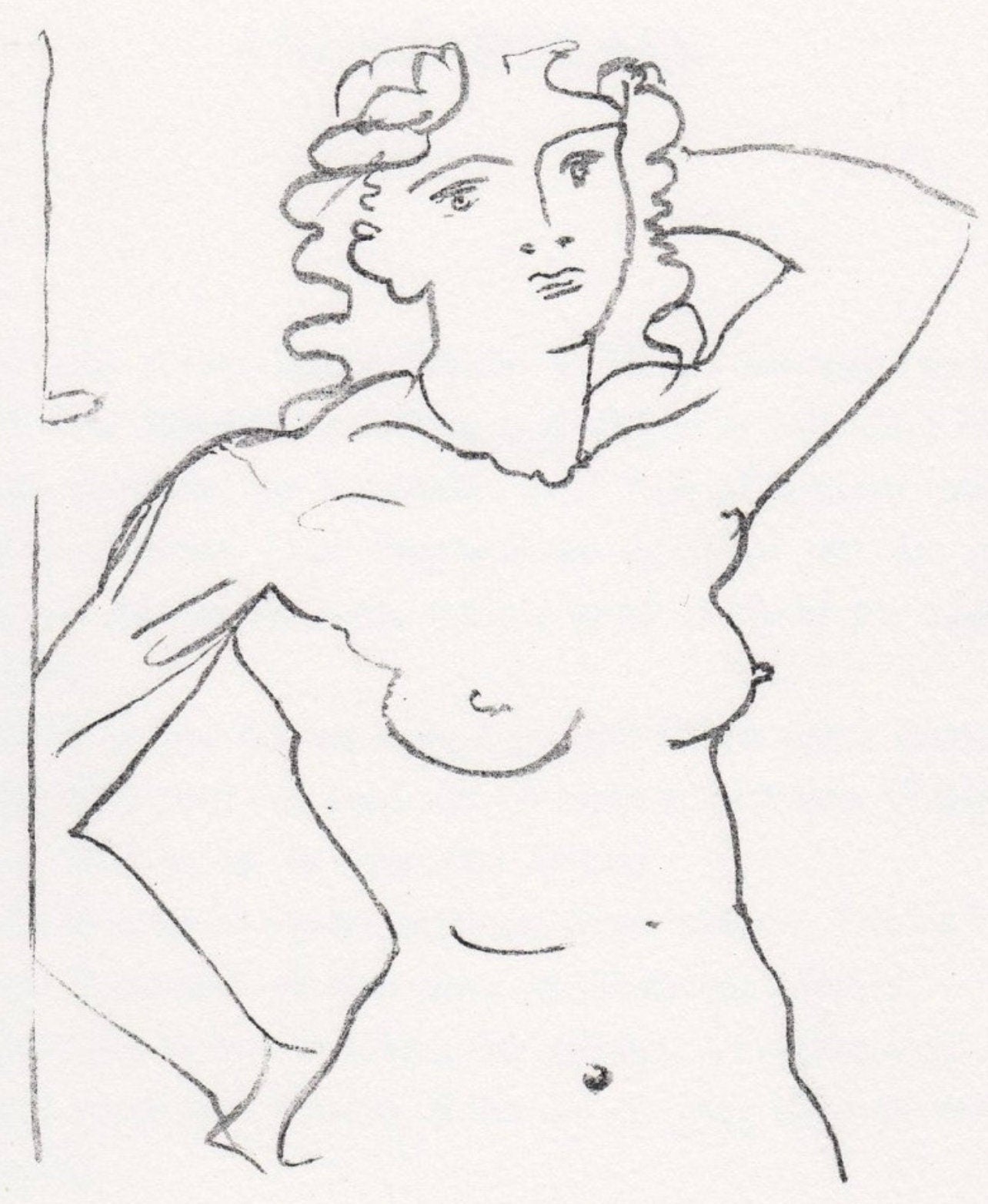 André Derain, Buste de femme, Souvenirs et portraits d'artistes, Limited Edition Lithograph