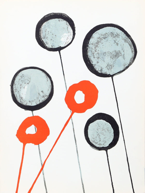 Alexander Calder, Composition, Derrière le miroir, Limited Edition Lithograph