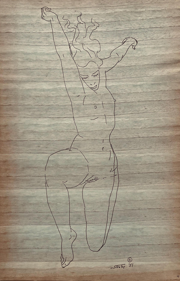 Henry Strater, Composition, 24 Drawings by Henry Strater, Limited Edition Lithograph