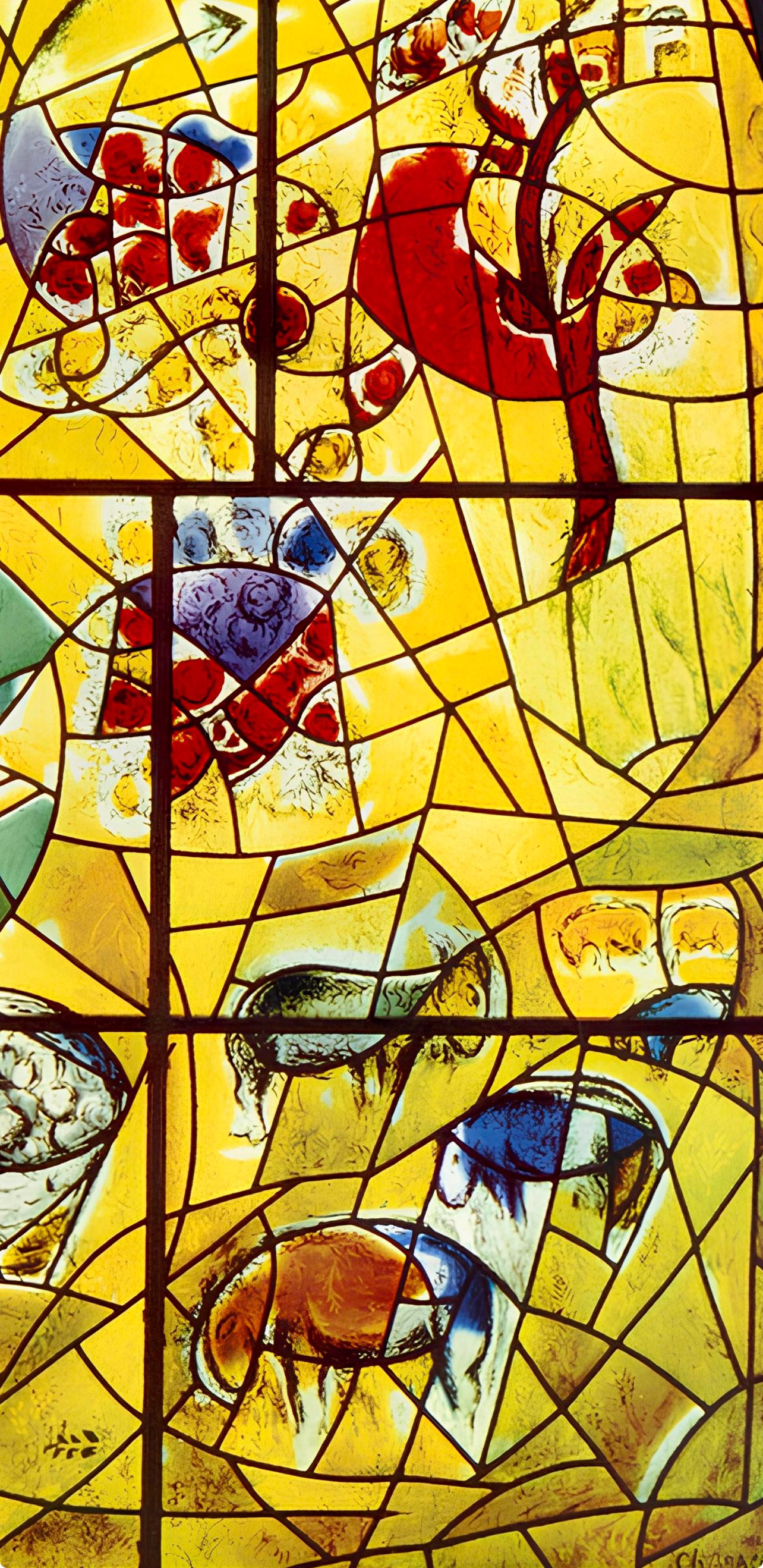Marc Chagall, Tribe of Joseph, Jerusalem Windows, Limited Edition Lithograph