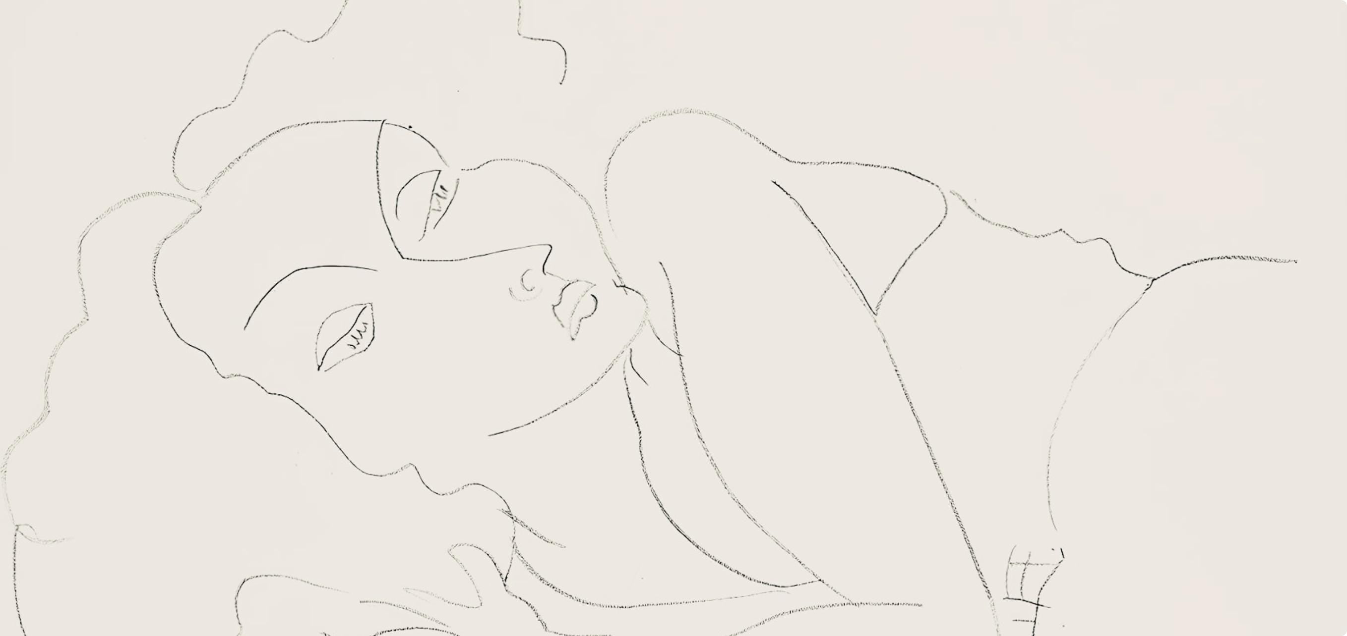 Henri Matisse, Série F, var. 9 (Duthuit 9), Henri Matisse, Dessins, Thèmes et variations, Limited Edition Lithograph
