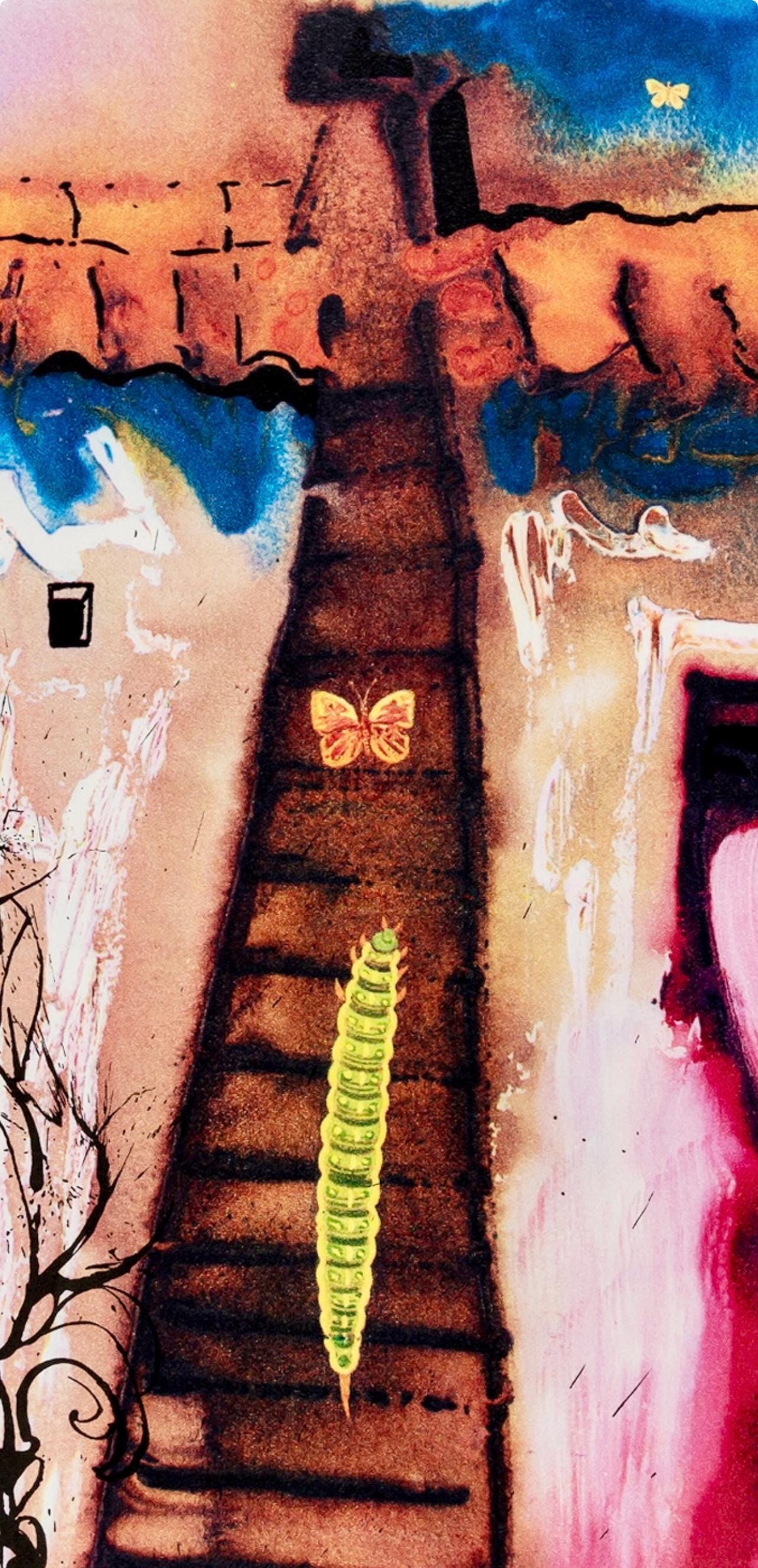 Salvador Dalí, Composition (Field 69-5, A-M), Alice's Adventures in Wonderland, Limited Edition Héliogravure