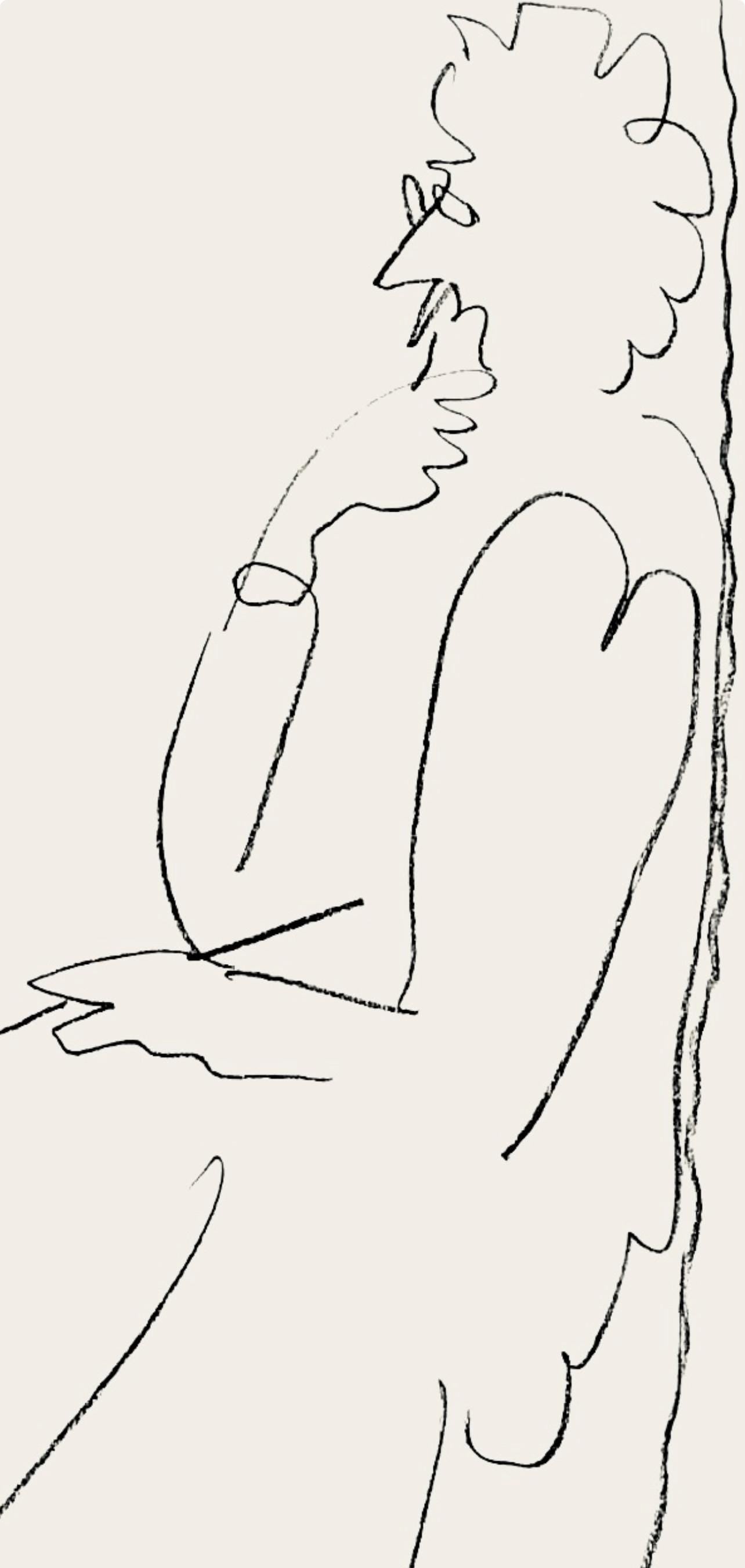 Pablo Picasso, Le Peintre et son Modèle (Mourlot 353; Bloch 1034), Regards sur Paris, Limited Edition Lithograph