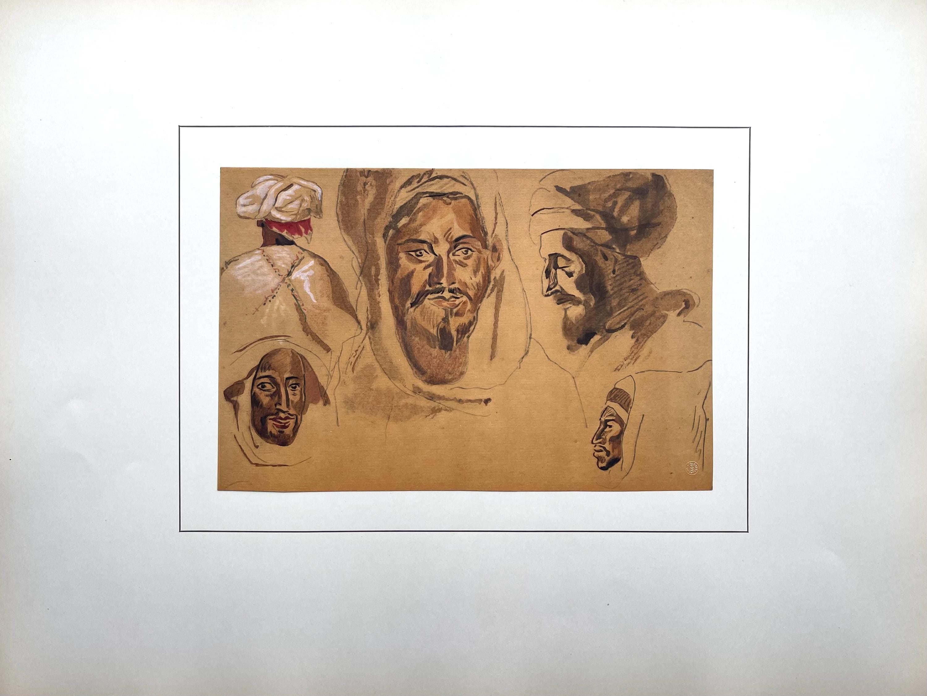 Eugène Delacroix, Composition, Trente et un Dessins et Aquarelles du Maroc, Limited Edition Lithograph
