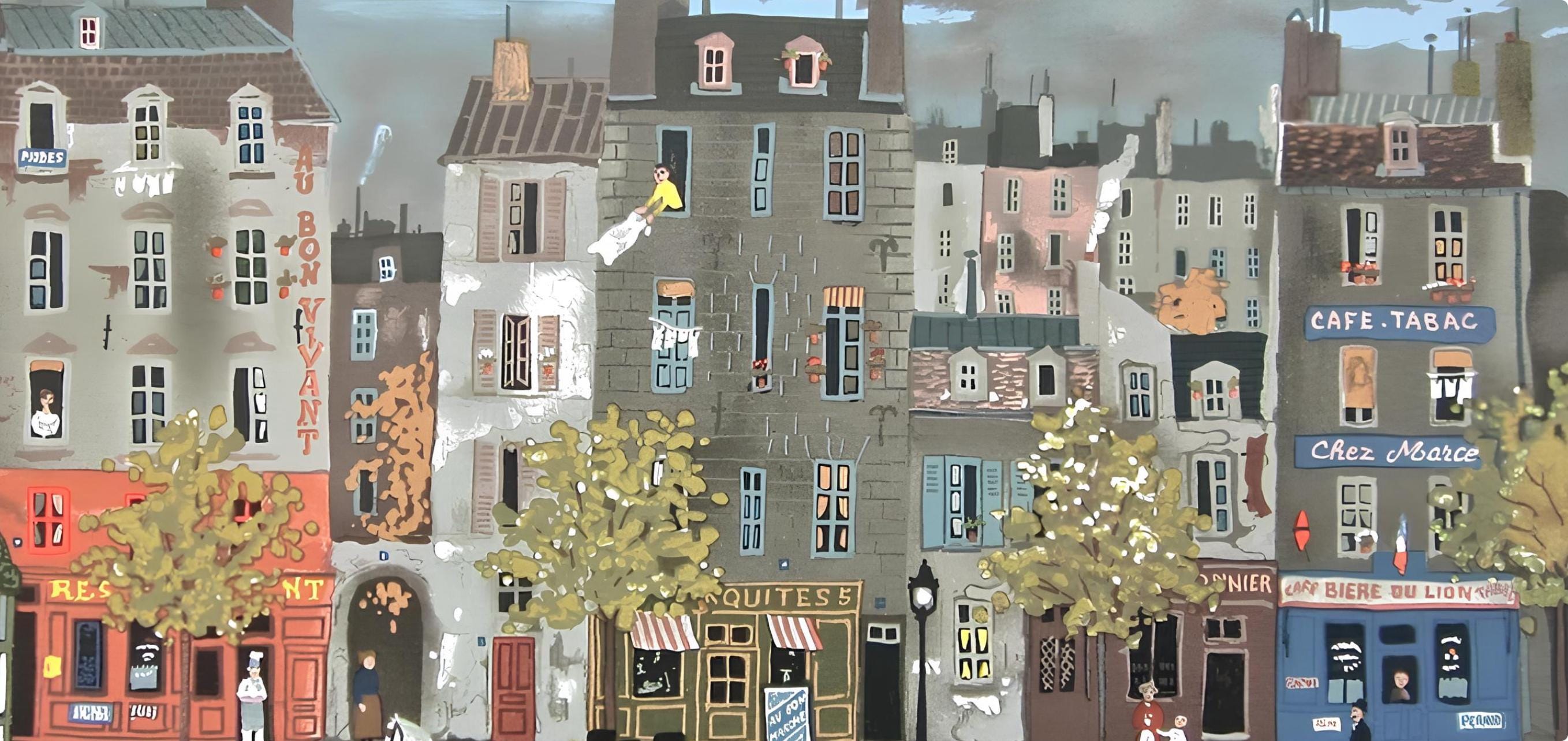 Michel Delacroix, Au Bon Vivant, Limited Edition Lithograph