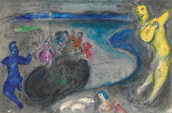 Marc Chagall, Le Songe du Capitaine Bryaxis, Daphnis et Chloé, Limited Edition Héliogravure