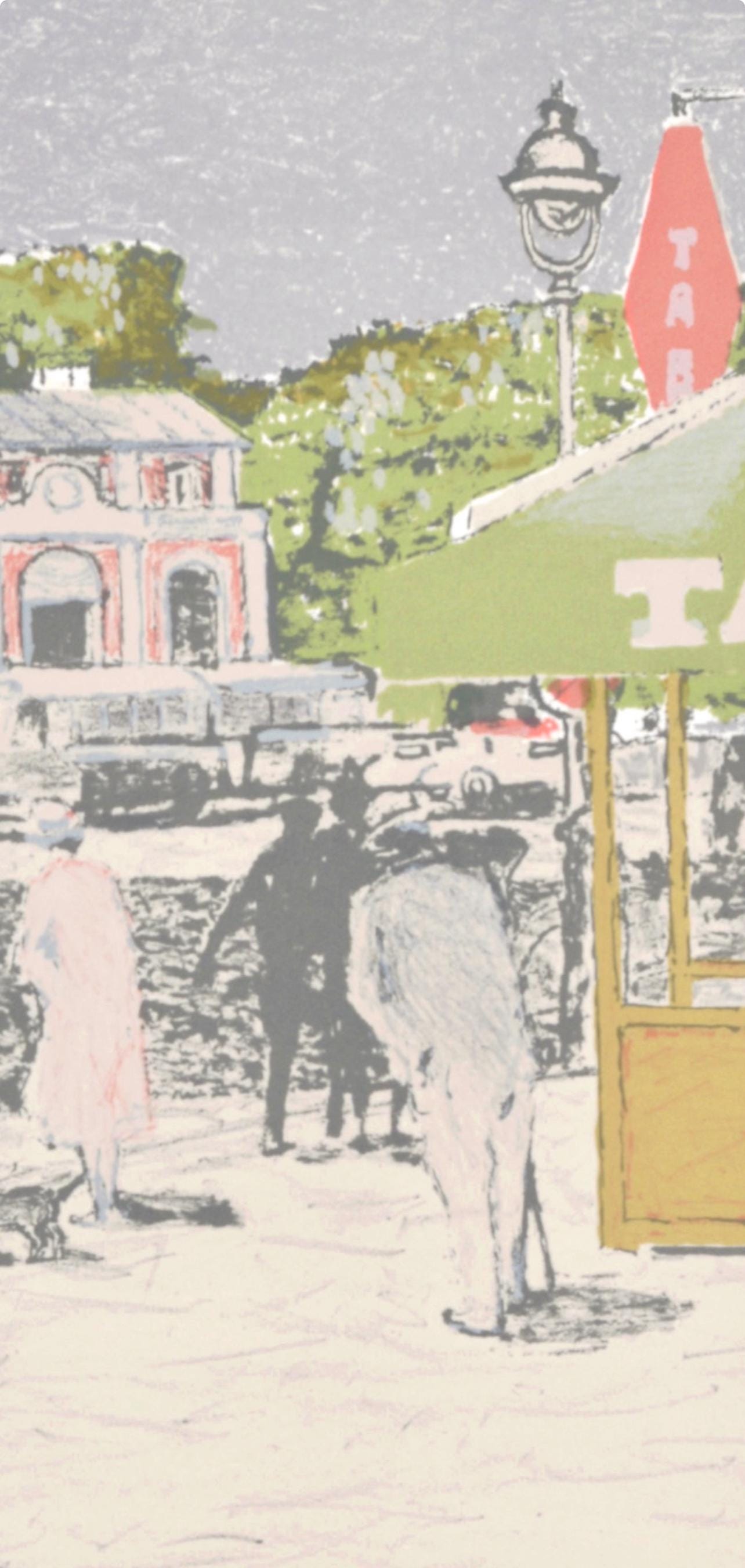 Maurice Brianchon, Flâneries, Regards sur Paris, Limited Edition Lithograph