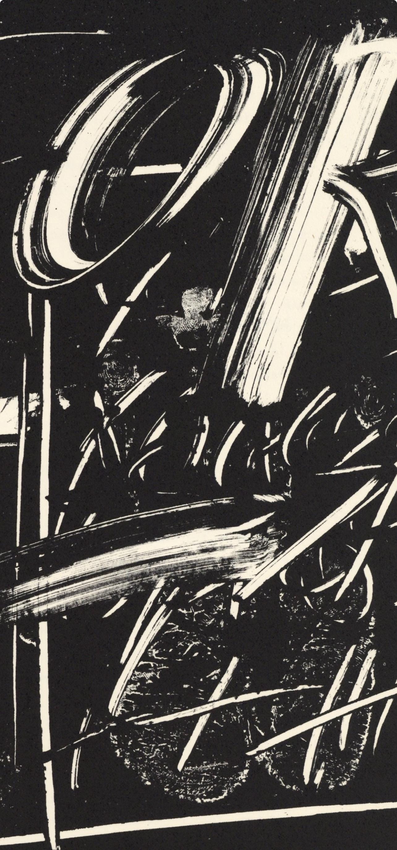 Antoni Tàpies, Composition, Derrière le miroir, Limited Edition Lithograph