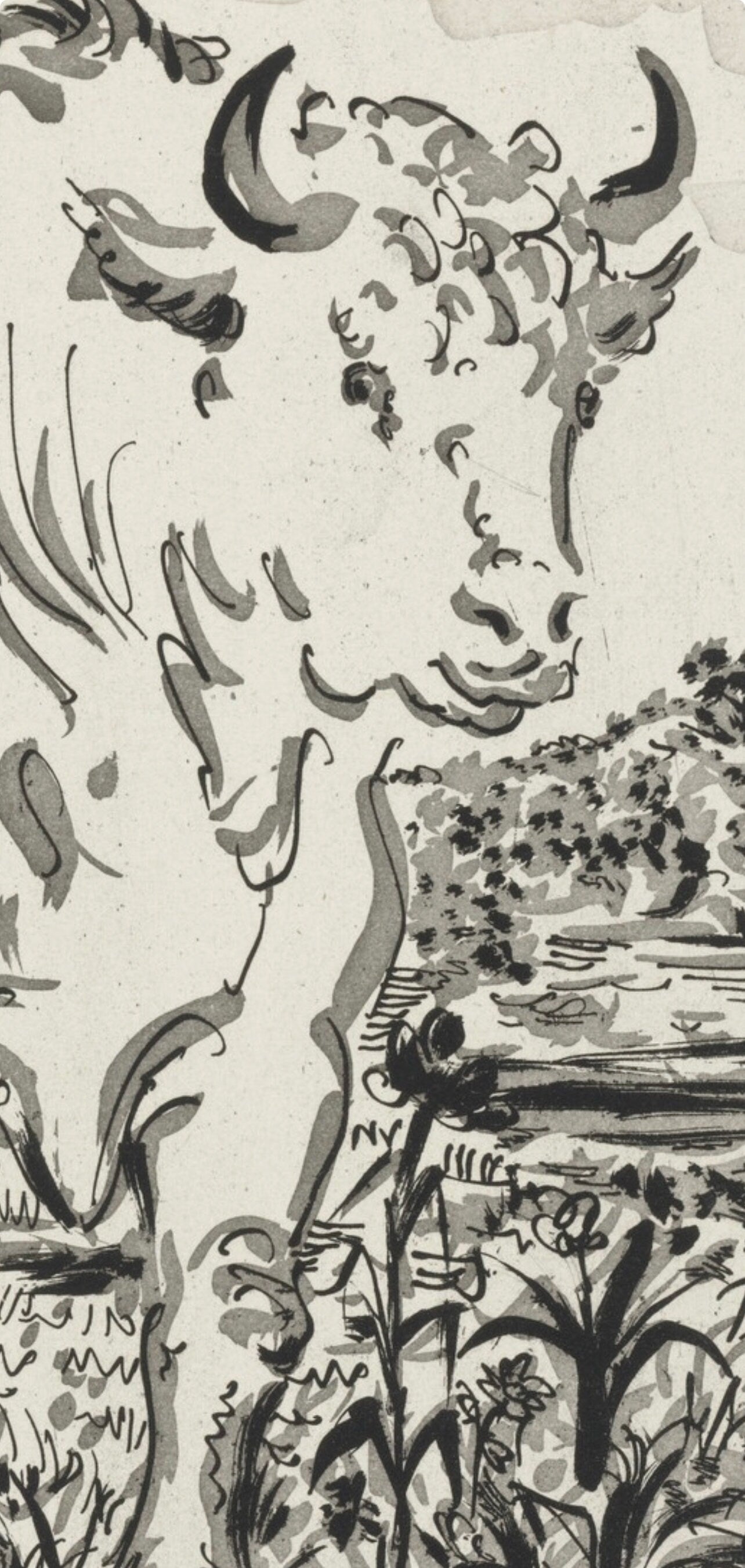 Pablo Picasso, Le Bœuf, Histoire naturelle, Limited Edition Lithograph