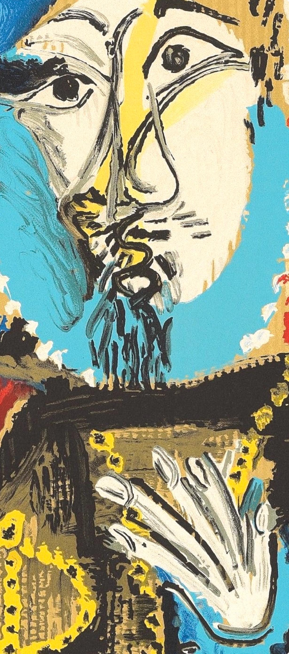 Pablo Picasso, Composition (Orozco 207-261), Vingt-Neuf Portraits Imaginaires, Limited Edition Lithograph