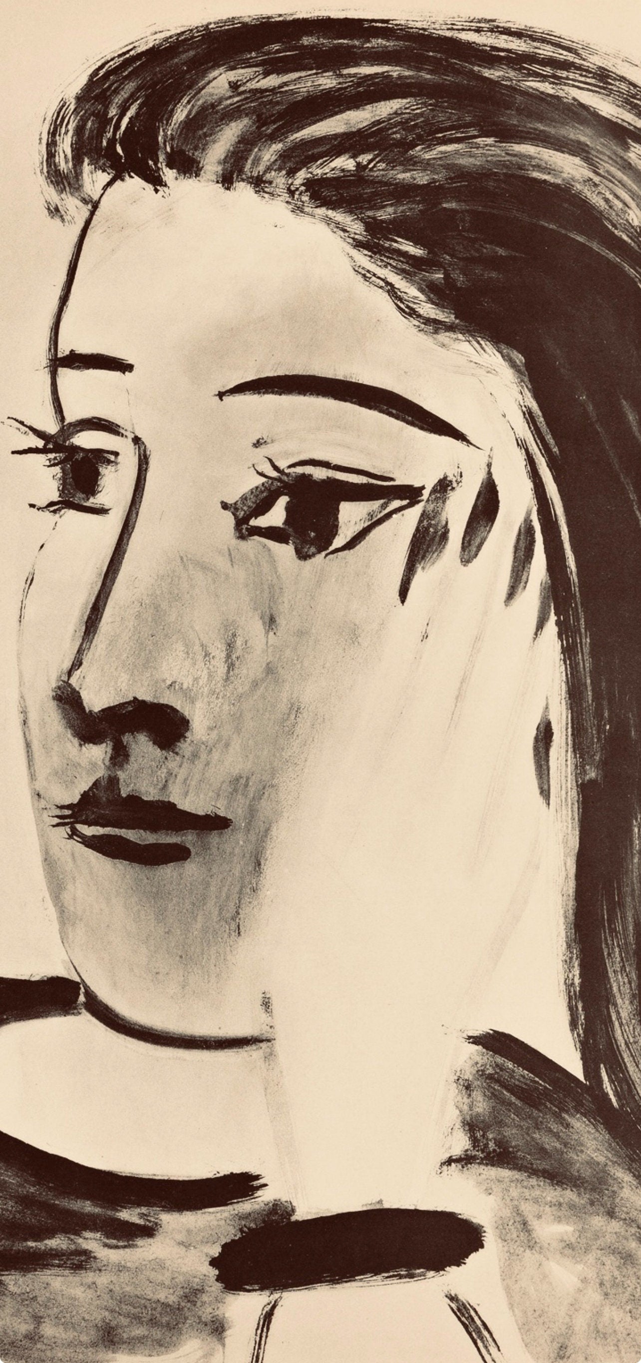 Pablo Picasso, Composition, Carnet de dessins de Picasso, Cahiers d’Art, Limited Edition Lithograph