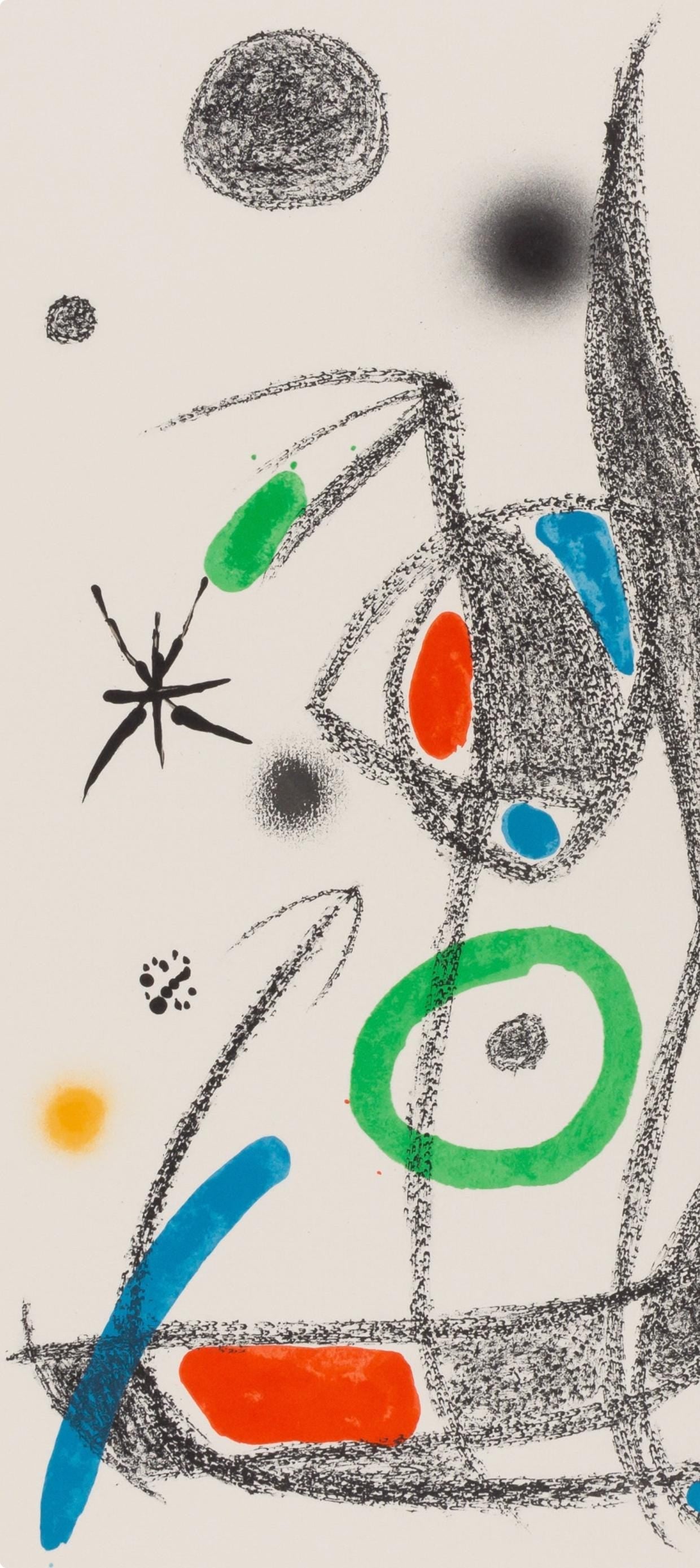 Joan Miró, Composition (Mourlot, 1051-1072), Maravillas con Variaciones acrósticas en el Jardín de Miró, Limited Edition Lithograph