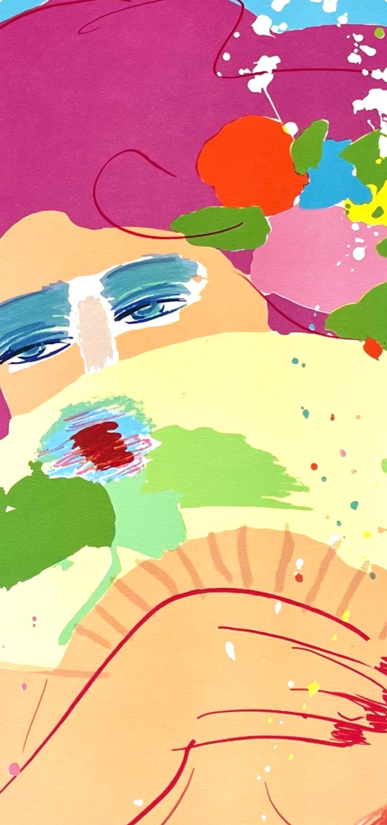 Walasse Ting 丁雄泉, Hidden Smiles, Limited Edition Lithograph