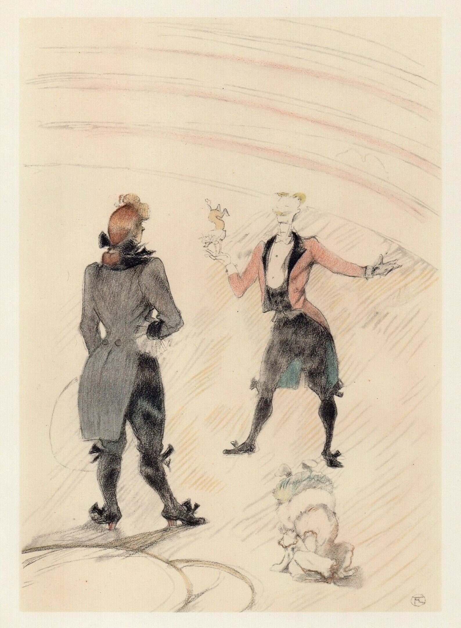 Henri de Toulouse-Lautrec, Dresseur de chiens, The Circus by Toulouse-Lautrec, Limited Edition Lithograph