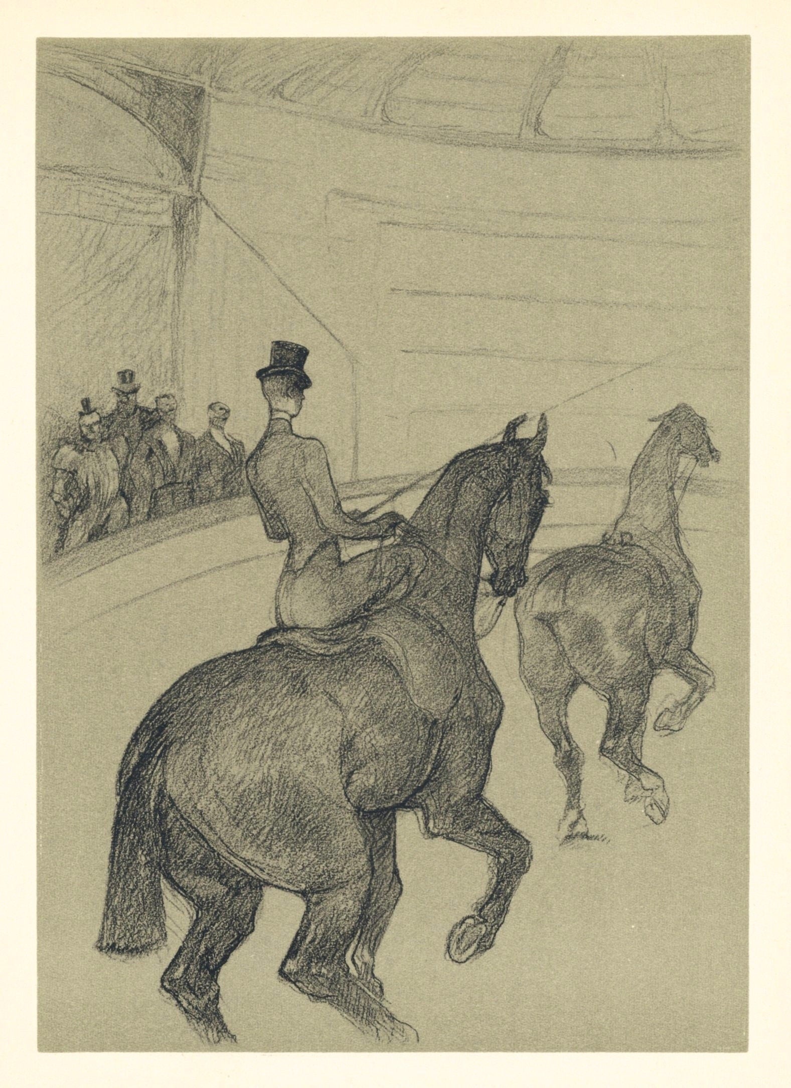Henri de Toulouse-Lautrec, Écuyère de haute école, The Circus by Toulouse-Lautrec, Limited Edition Lithograph