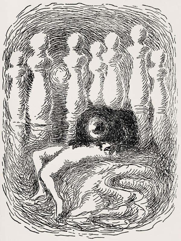 René Magritte, Composition, Les chants de Maldoror, Limited Edition Lithograph