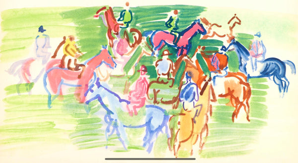 Raoul Dufy, Paddock, Douze Contemporains, Limited Edition Lithograph