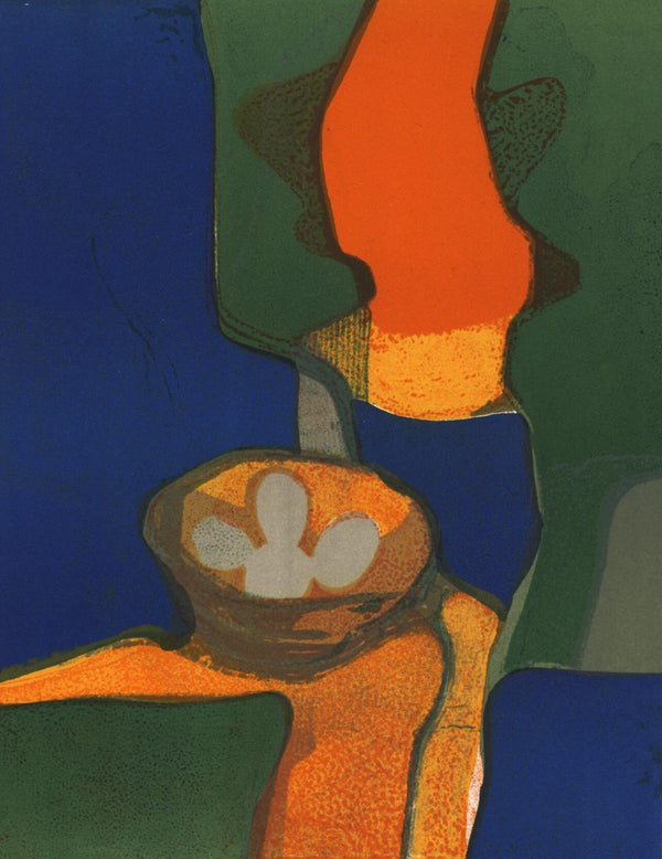 André Minaux, Composition, L'Odyssée, Limited Edition Lithograph