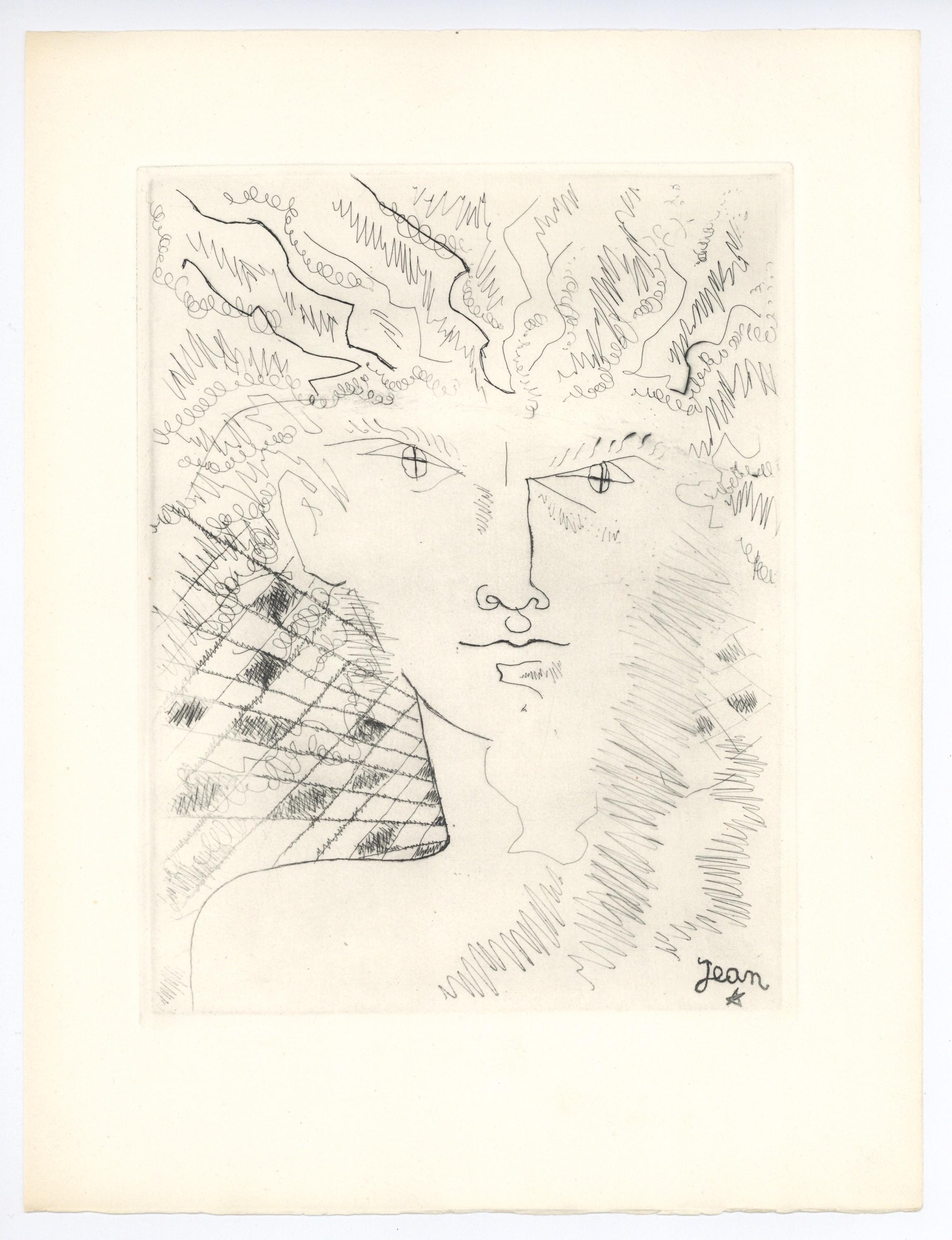 Jean Cocteau, Composition, Alternance, Limited Edition Etching