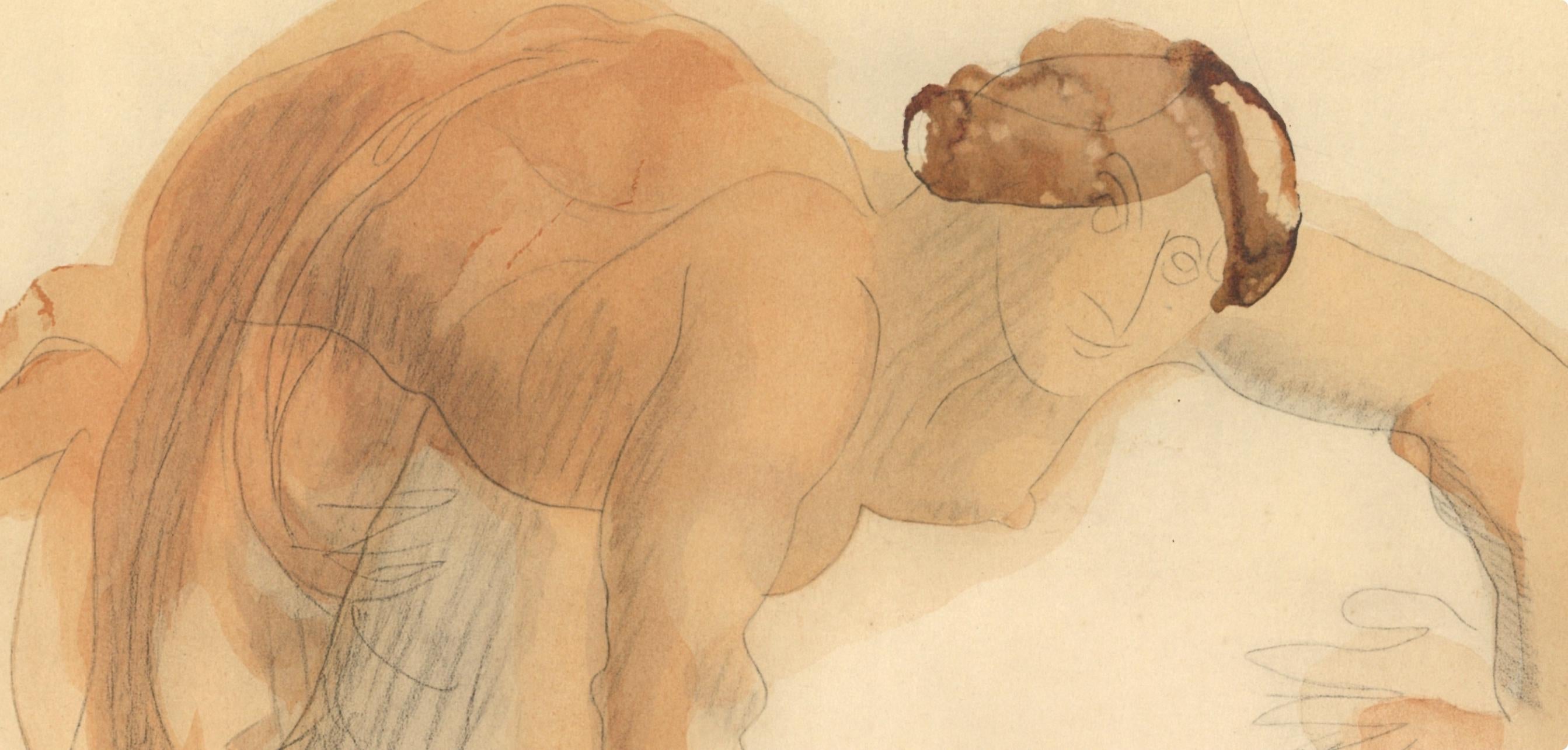 Auguste Rodin, Composition, La Varende, Rodin, Limited Edition Lithograph