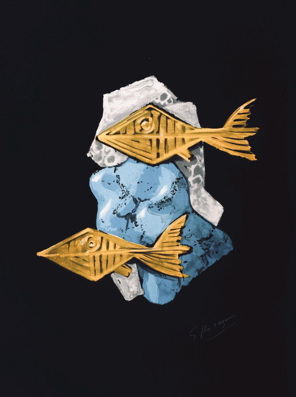 Georges Braque, Composition, Œdipe roi de Sophocle, Limited Edition Lithograph