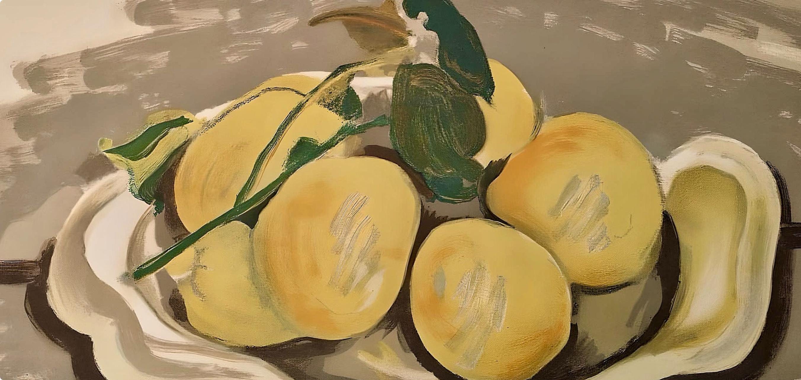 Georges Braque, Corbeille de fruits, Derrière le miroir, Limited Edition Lithograph