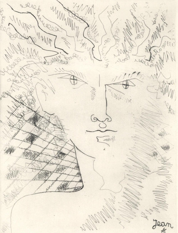 Jean Cocteau, Composition, Alternance, Limited Edition Etching