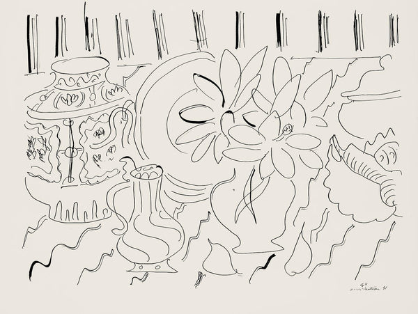 Henri Matisse, Série G, var. 4 (Duthuit 9), Henri Matisse, Dessins, Thèmes et variations, Limited Edition Lithograph