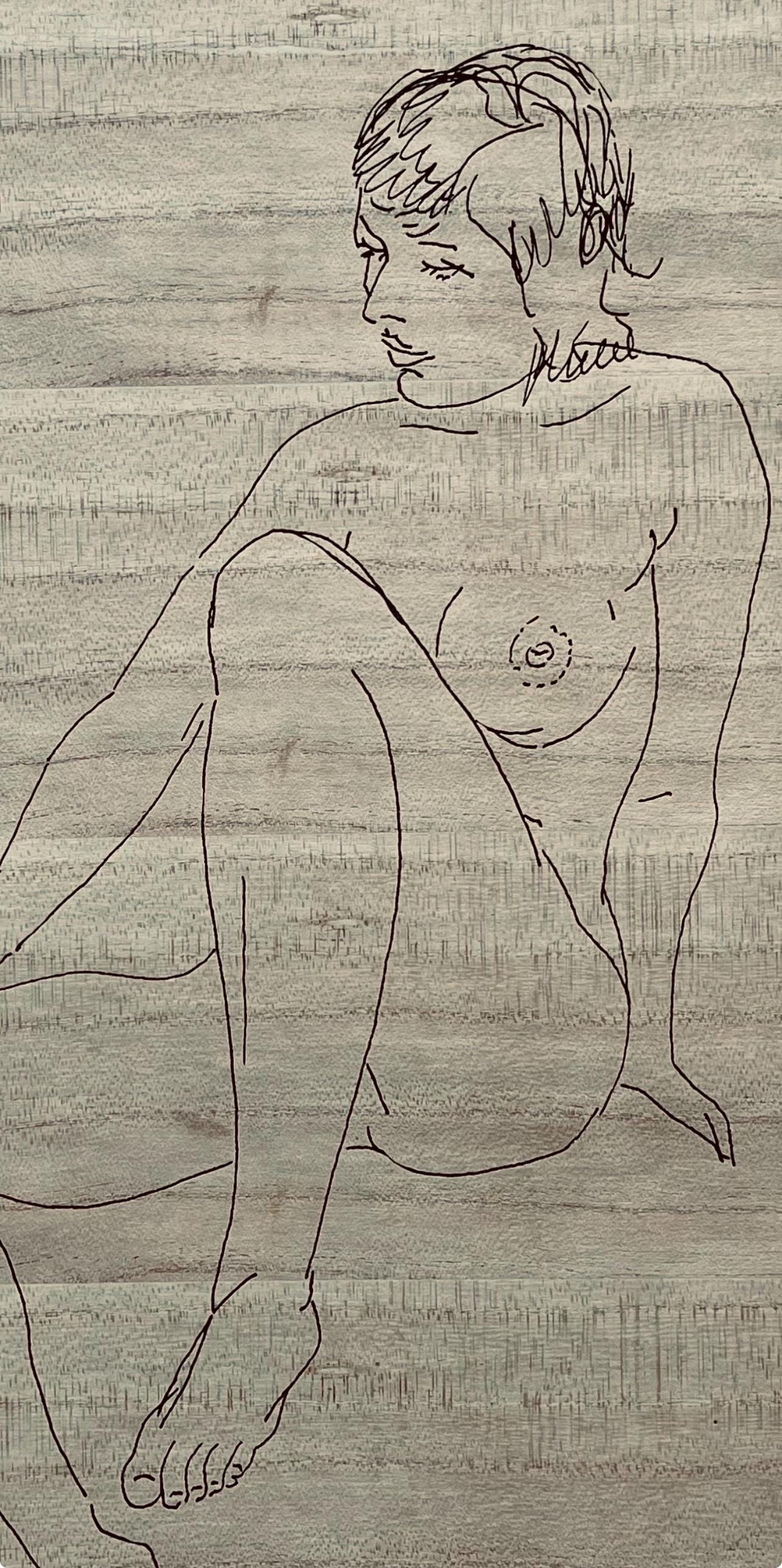 Henry Strater, Composition, 24 Drawings by Henry Strater, Limited Edition Lithograph