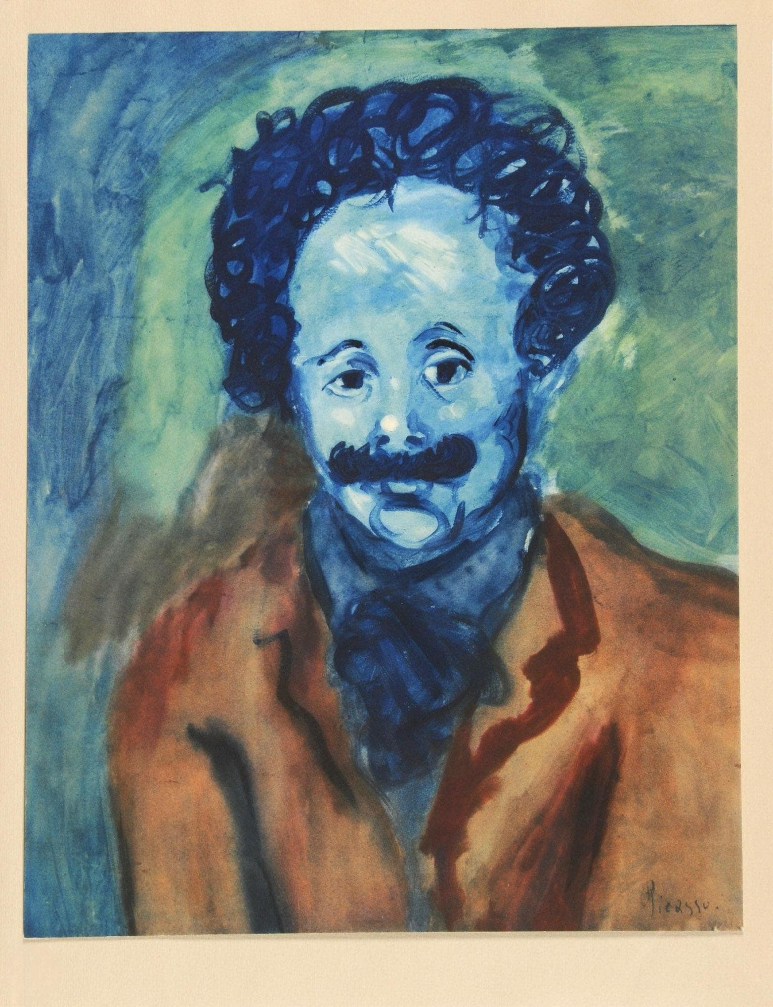 Pablo Picasso, Composition, Les Bleus de Barcelone, Limited Edition Lithograph