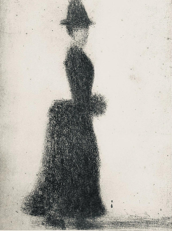Georges Seurat, Femme au manchon, Seurat, Limited Edition Lithograph