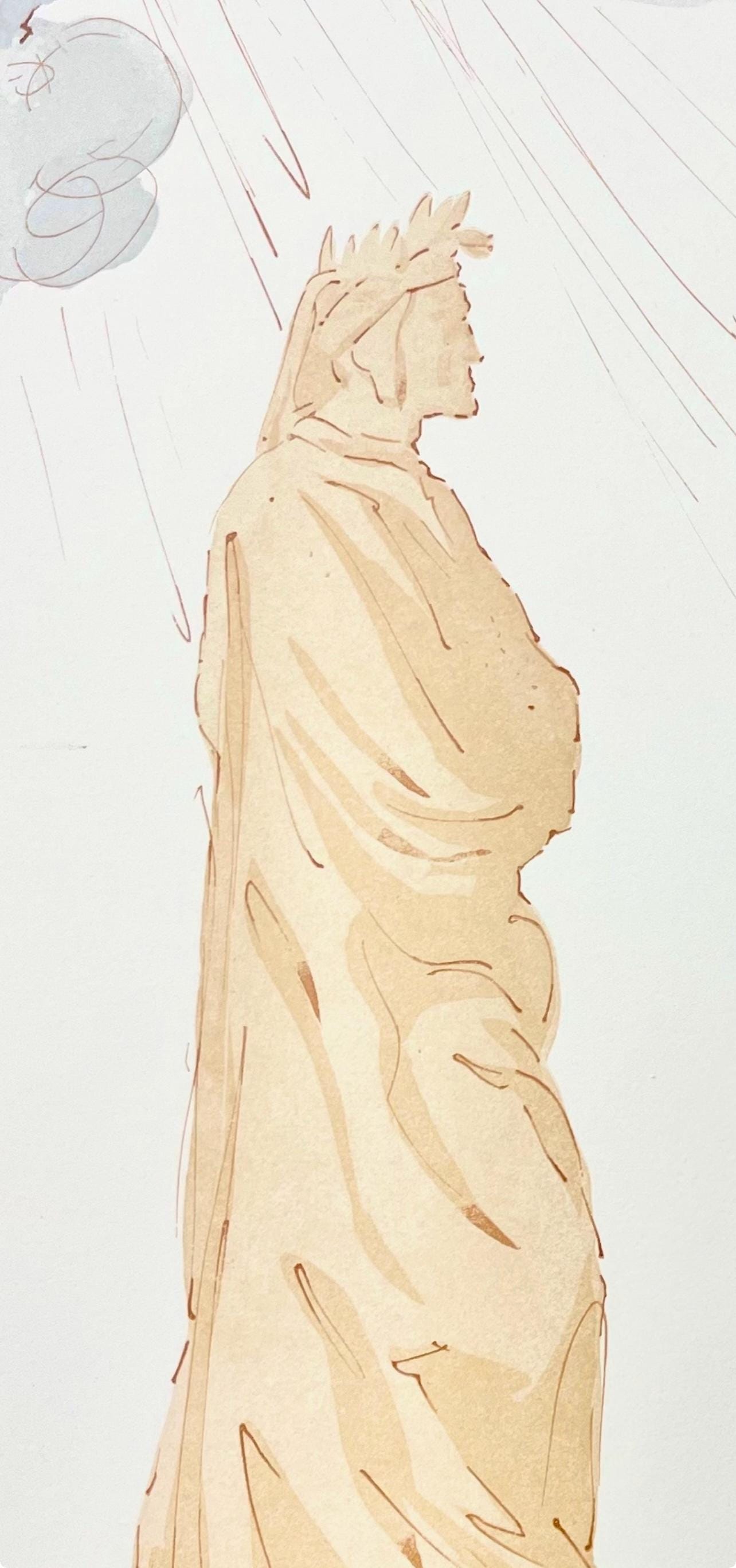 Salvador Dali, Hölle II (Field 189-200; Michler/Löpsinger 1039-1138), Die Göttliche Komödie, Signed, Limited Edition Woodcut