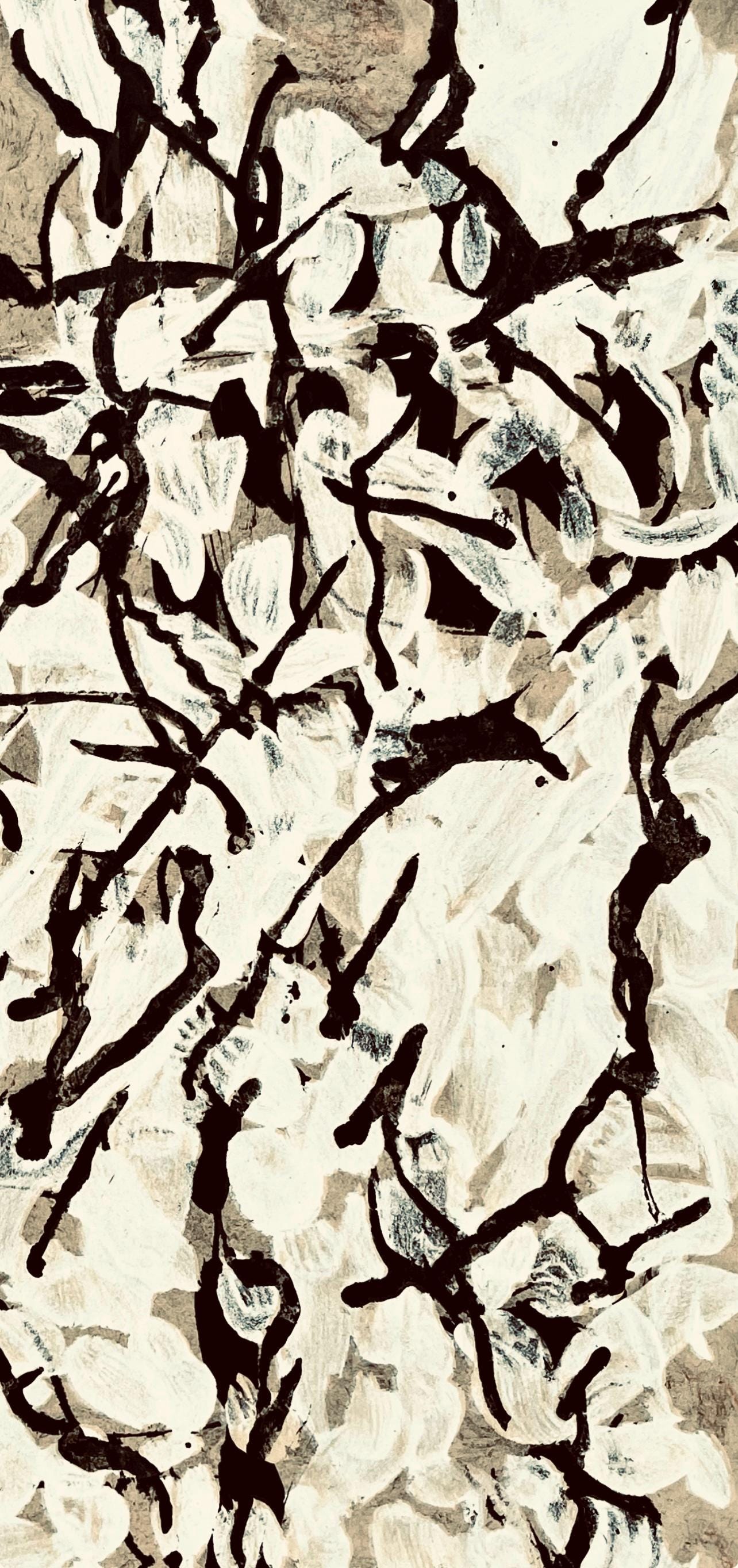 Jean-Paul Riopelle, Composition, Derrière le miroir, Limited Edition Lithograph