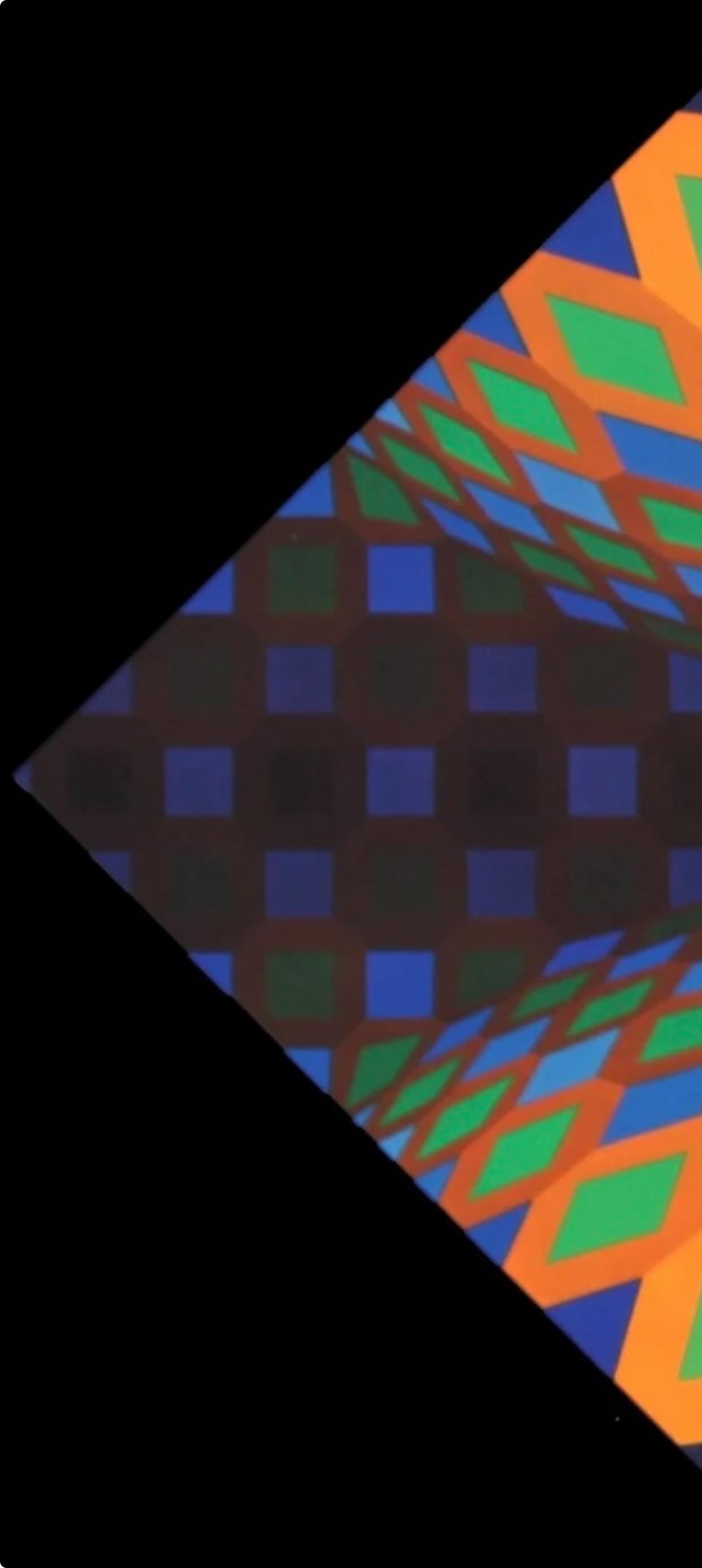 Victor Vasarely, Composition, Octogone, Limited Edition Héliogravure