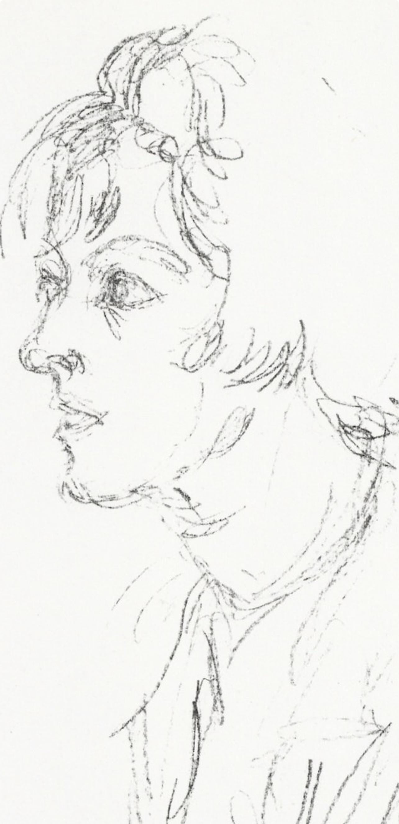 Alberto Giacometti, Composition, Derrière le miroir, Limited Edition Lithograph