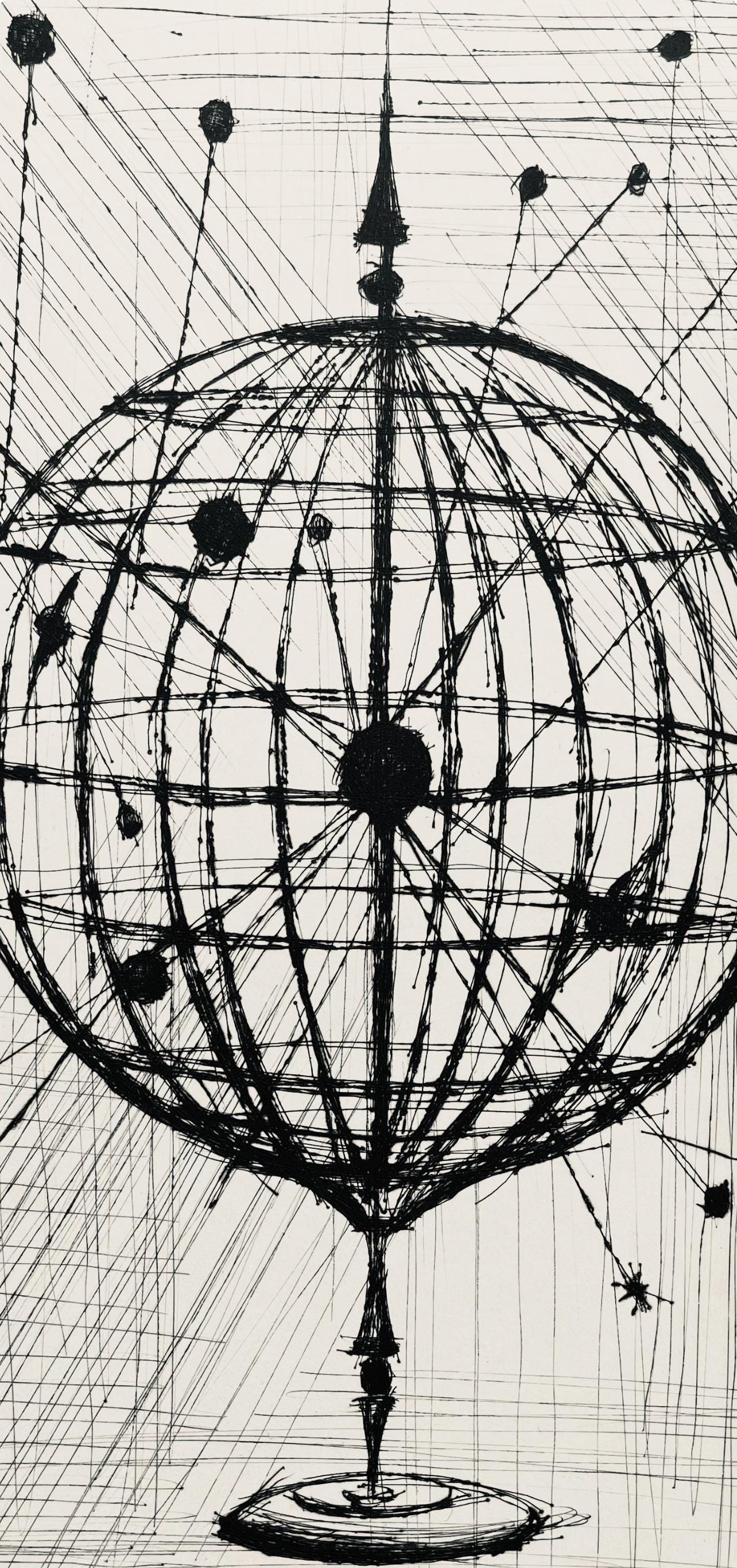 Bernard Buffet, Composition (Reinz 208-222), Voyages Fantastiques, Limited Edition Etching