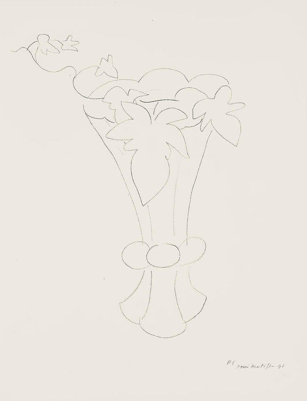 Henri Matisse, Série H, var. 5 (Duthuit 9), Henri Matisse, Dessins, Thèmes et variations, Limited Edition Lithograph