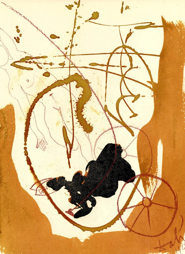 Salvador Dali, Composition (Michler/Löpsinger 1600; Field 69-3), Biblia Sacra, Limited Edition Lithograph