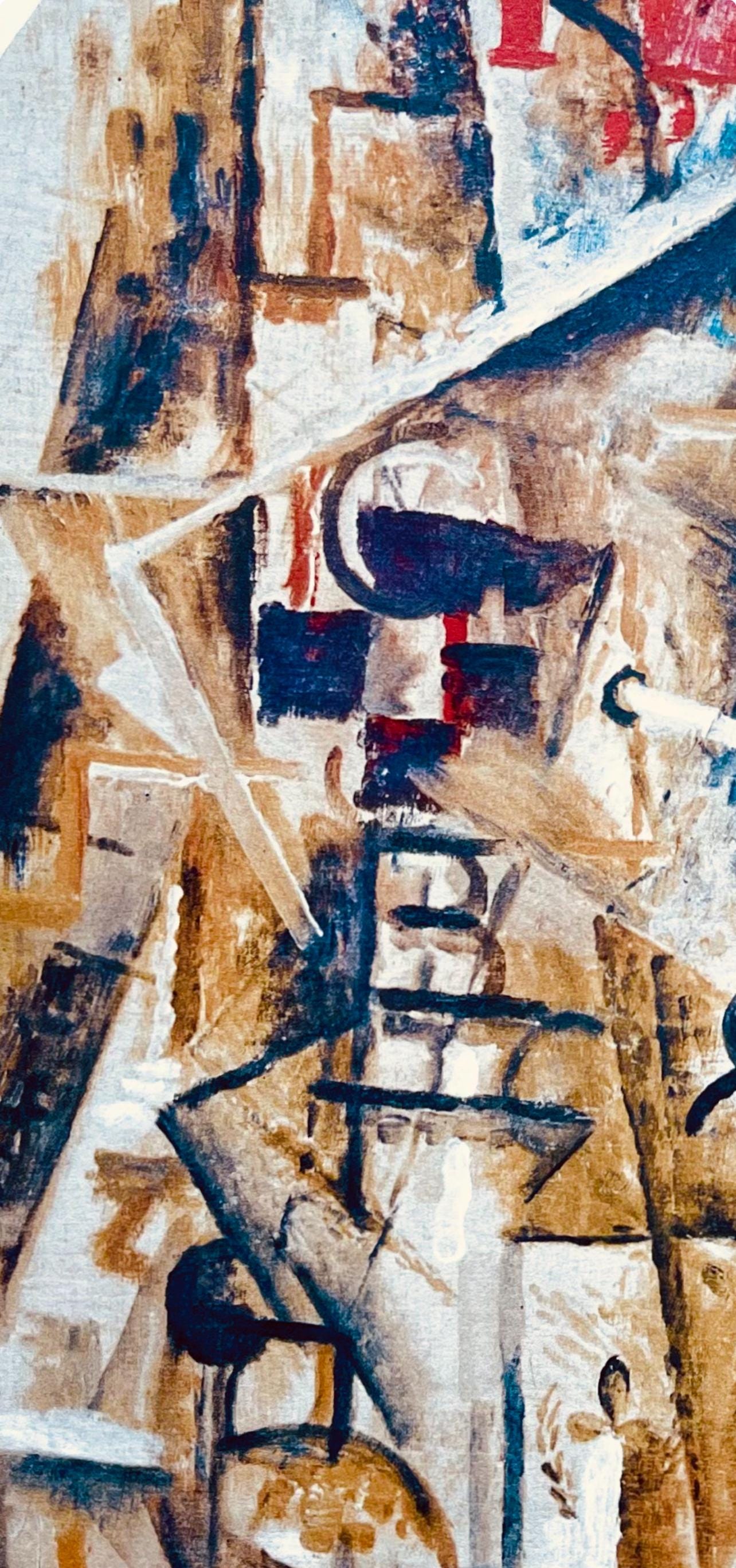 Georges Braque, La bouteille de rhum, l’Hommage à Georges Braque, Derrière le miroir, Limited Edition Lithograph