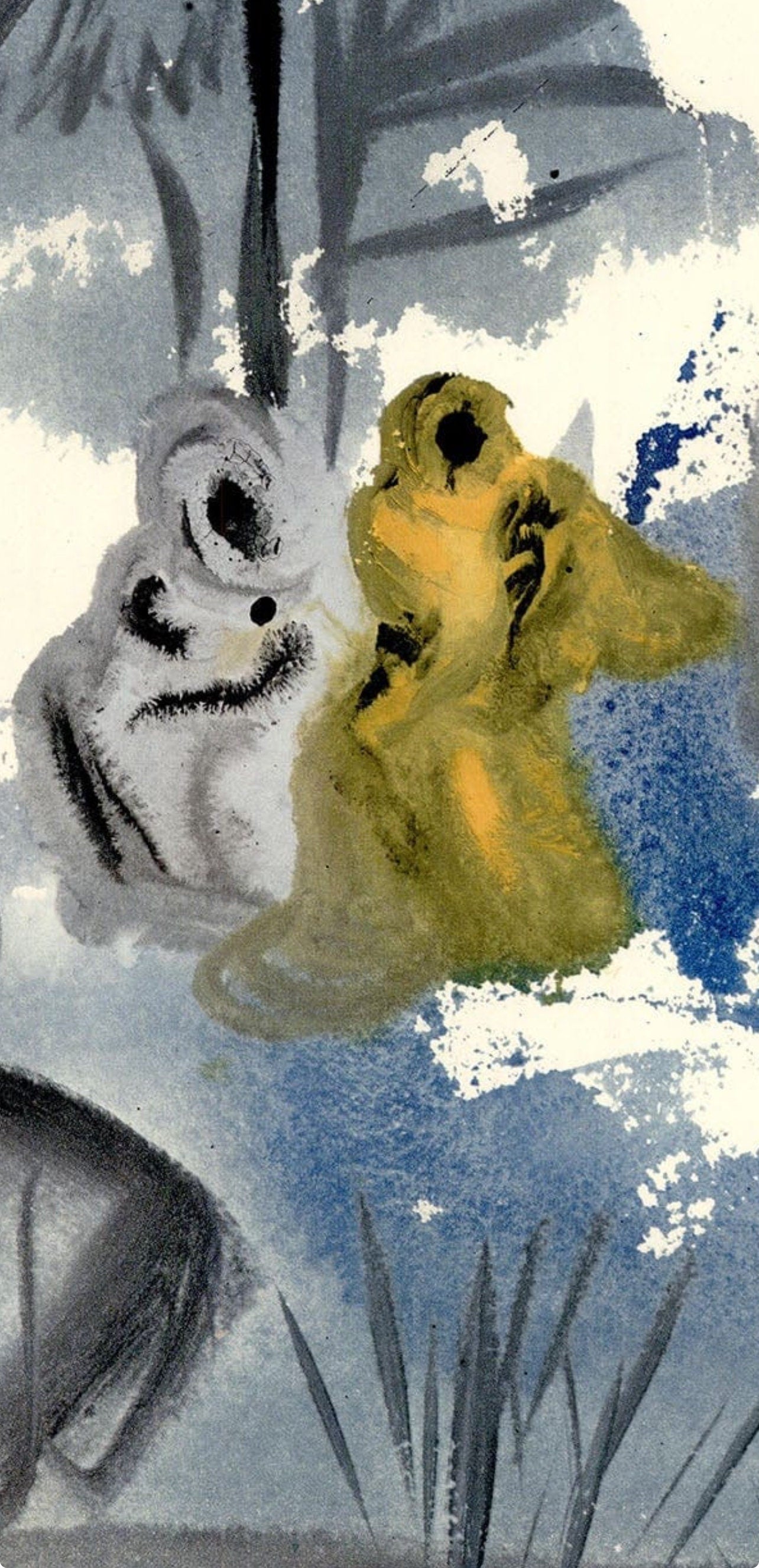 Salvador Dali, Composition (Michler/Löpsinger 1600; Field 69-3), Biblia Sacra, Limited Edition Lithograph