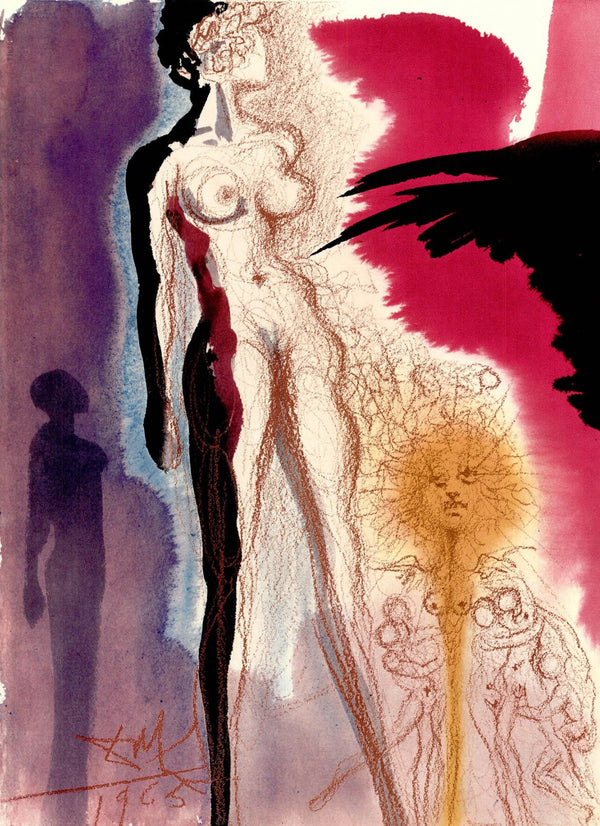 Salvador Dali, Composition (Michler/Löpsinger 1600; Field 69-3), Biblia Sacra, Limited Edition Lithograph