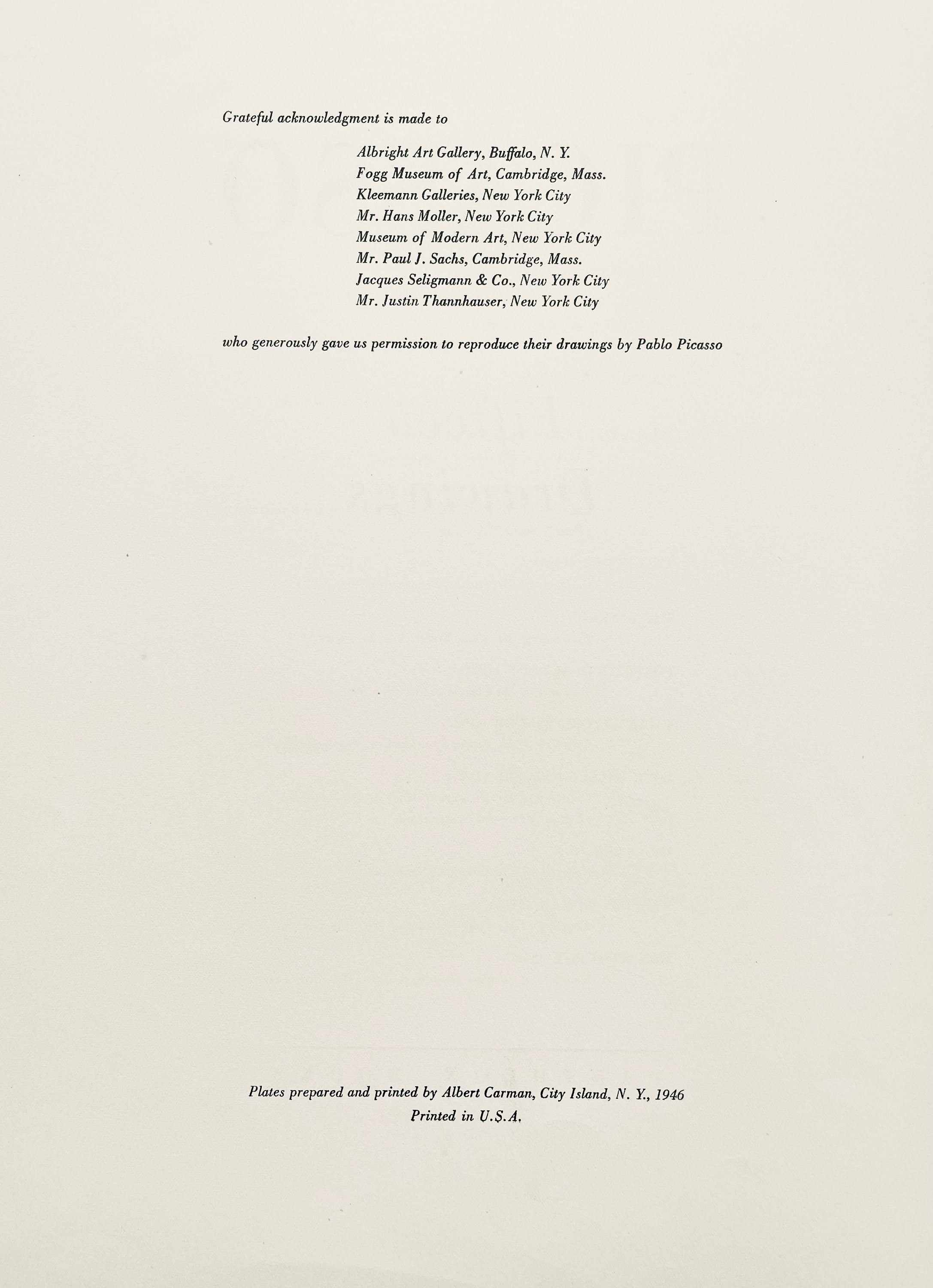 Pablo Picasso, Mother and Child (Orozco 95), Picasso: Fifteen Drawings, Limited Edition Lithograph