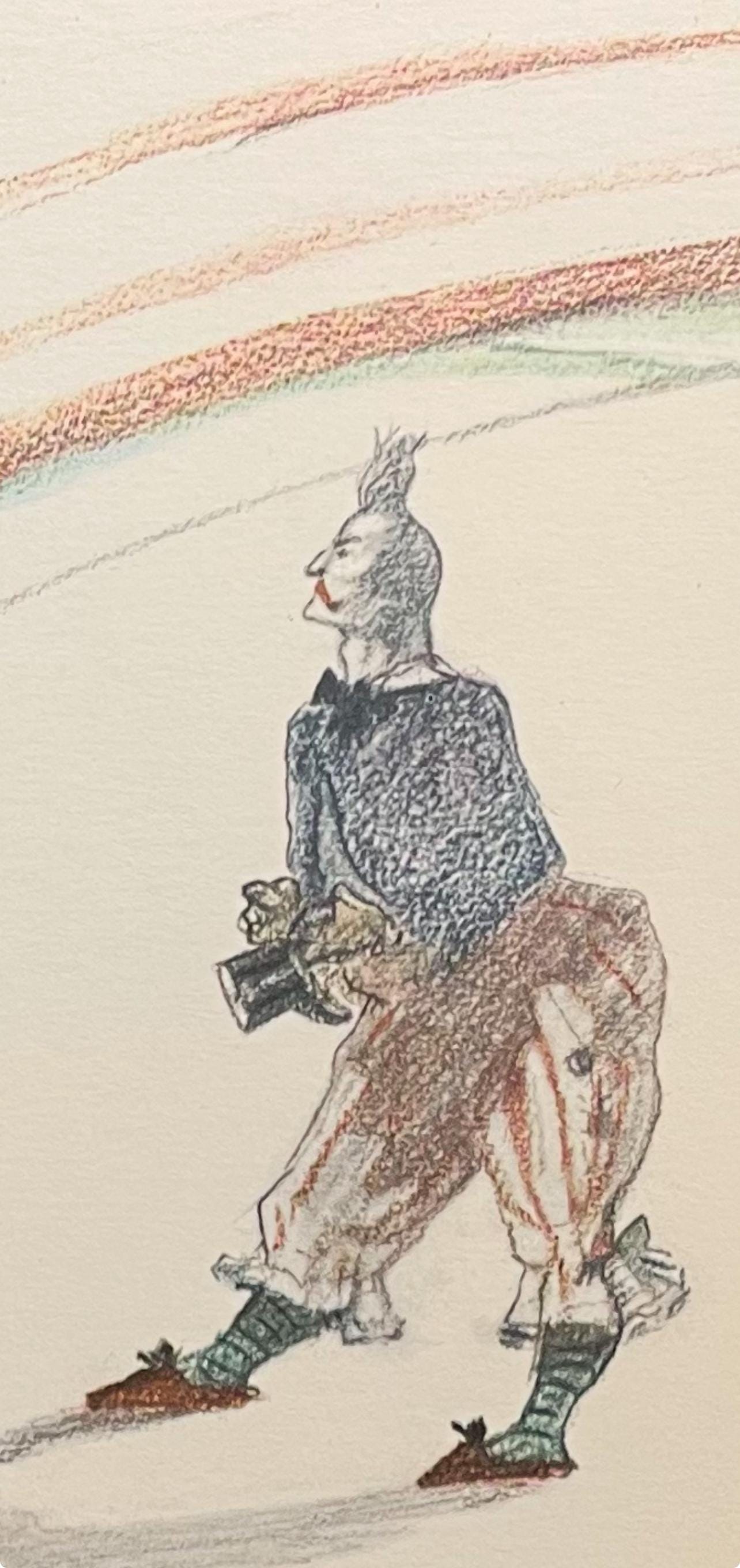 Henri de Toulouse-Lautrec, Equestrienne Riding "En Panneau", Henri de Toulouse-Lautrec, At the Circus, Limited Edition Lithograph