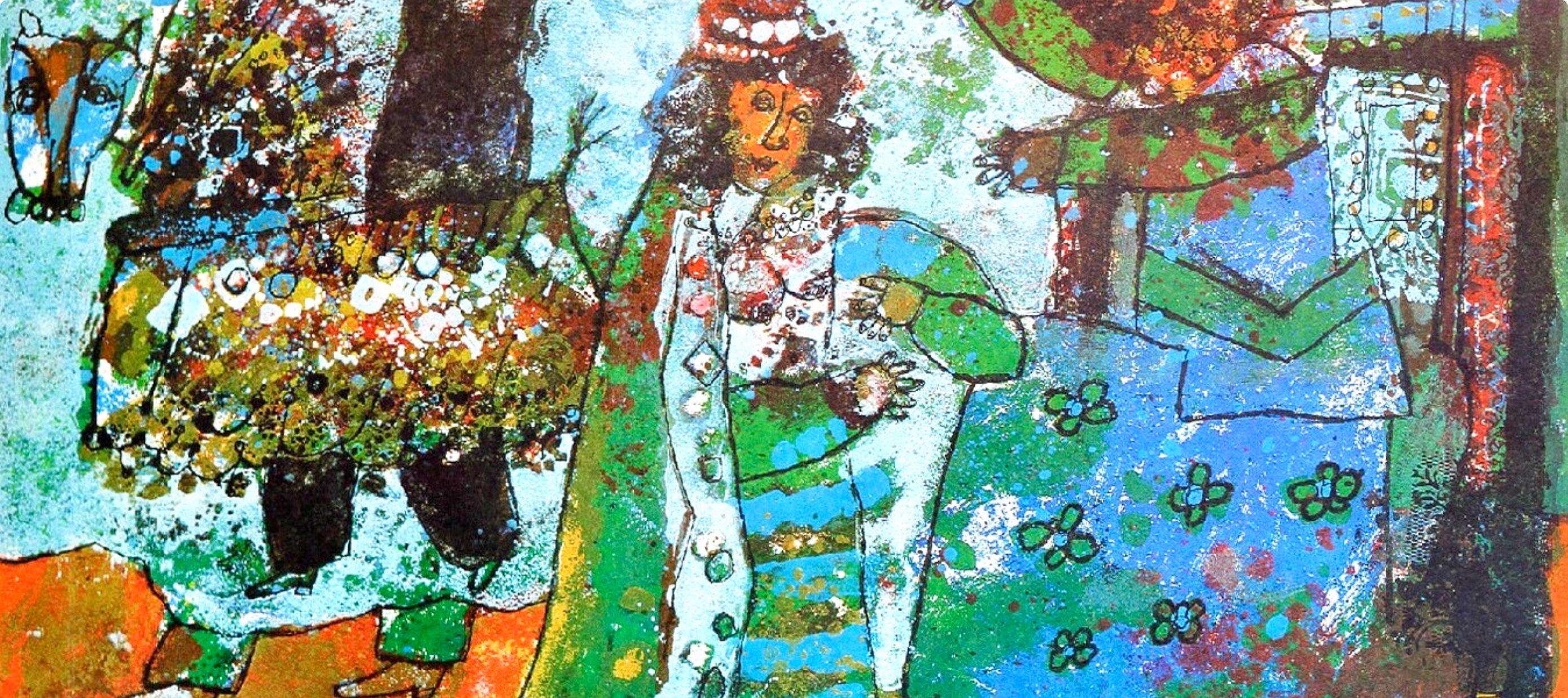 Théo Tobiasse, The Coronation, Original Edition Offset Lithograph