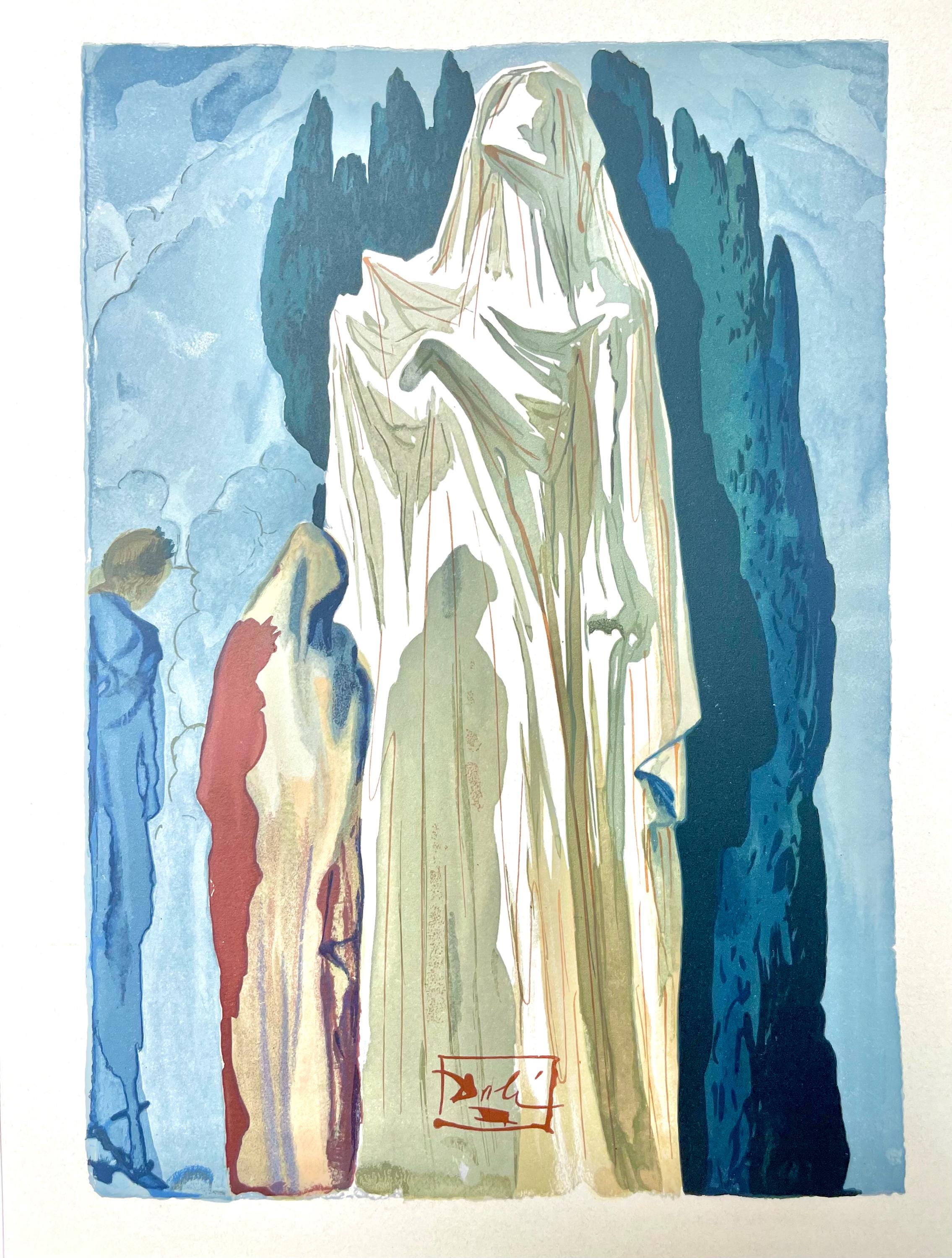 Salvador Dali, Hölle X (Field 189-200; Michler/Löpsinger 1039-1138), Die Göttliche Komödie, Signed, Limited Edition Woodcut