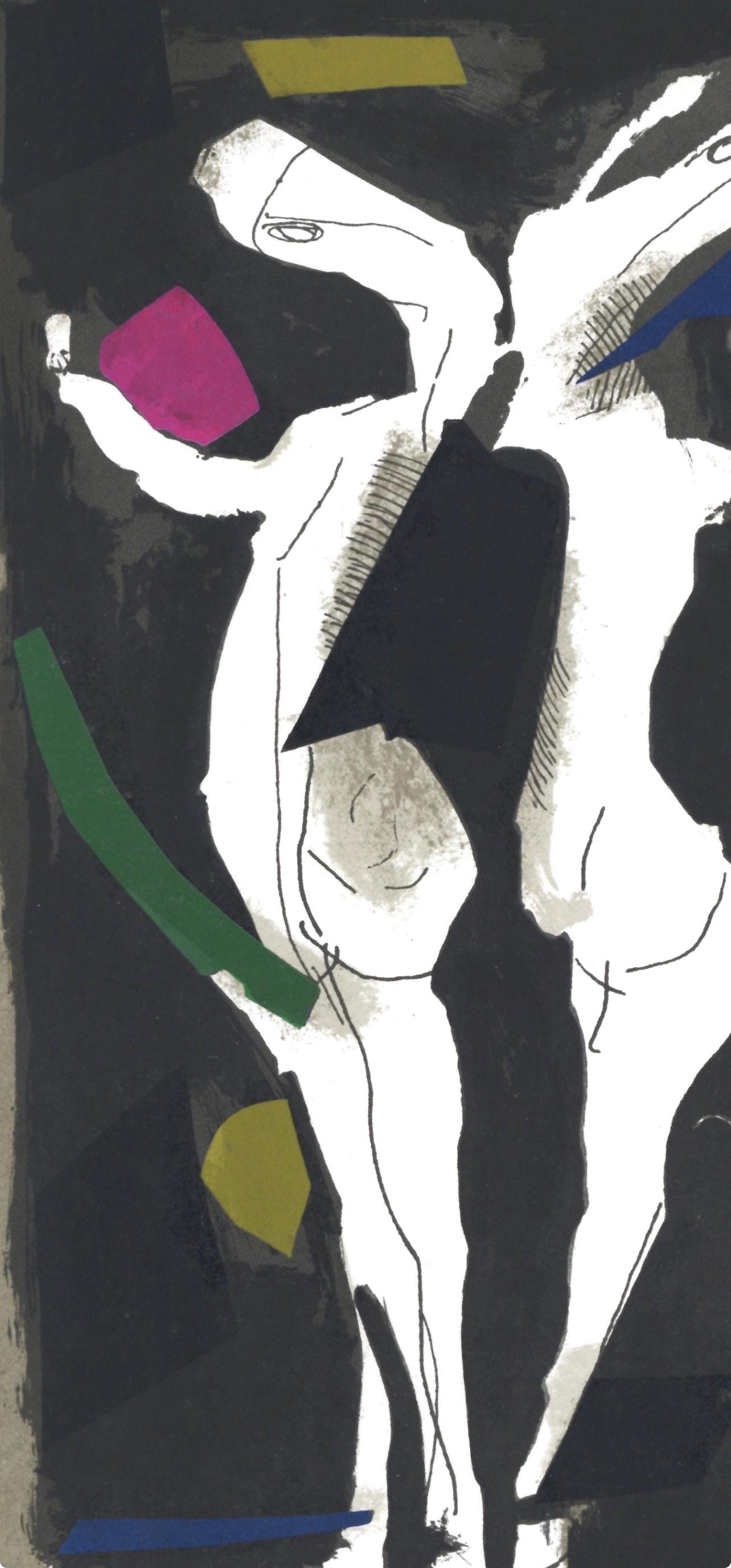 Marino Marini, Composition (Guastalla/Schulz-Hoffman, L-R), XXe siècle, Limited Edition Lithograph