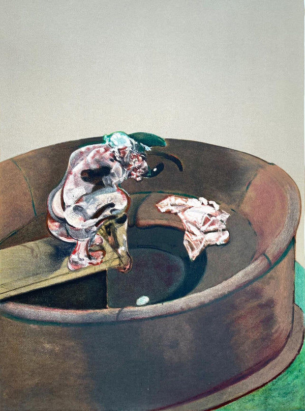Francis Bacon, Portrait of George Dyer Crouching, Derrière le miroir, Limited Edition Lithograph