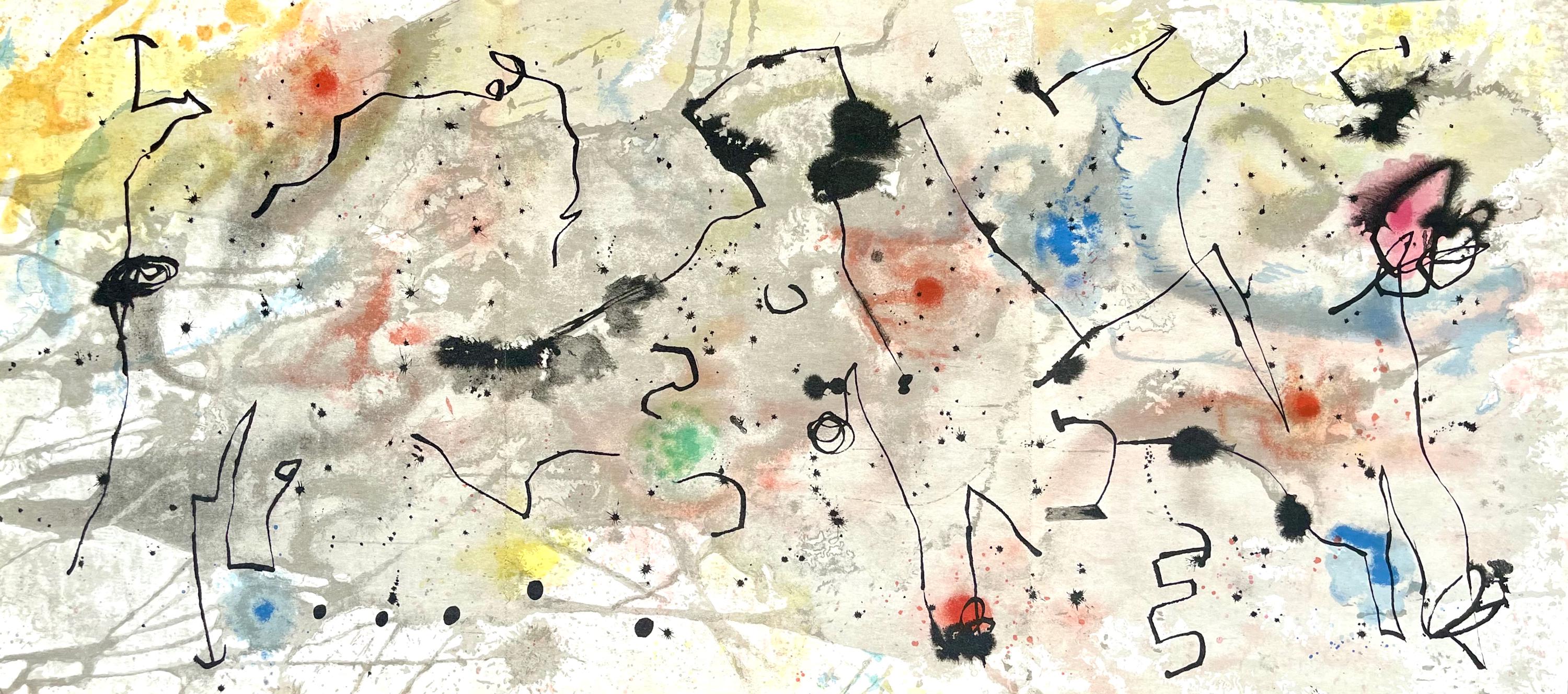 Joan Miró, Composition, Derrière le miroir, Limited Edition Lithograph