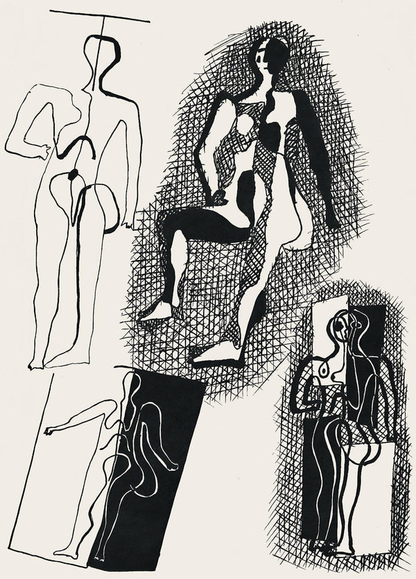 Pablo Picasso, Composition (Monod 10485), Hélène chez Archive de Illustrations de Pablo Picasso, Limited Edition Woodcut