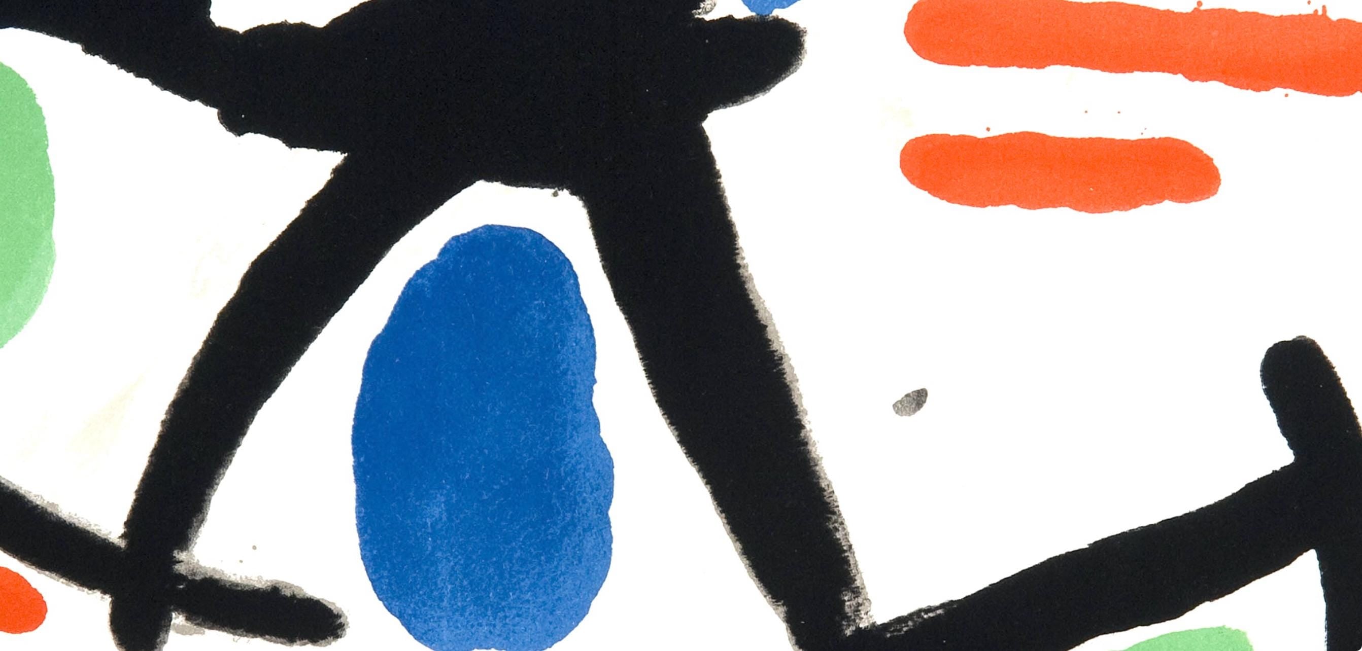 Joan Miró, Composition (Mourlot 872-881; Cramer 164), El tapís de Tarragona, Limited Edition Lithograph